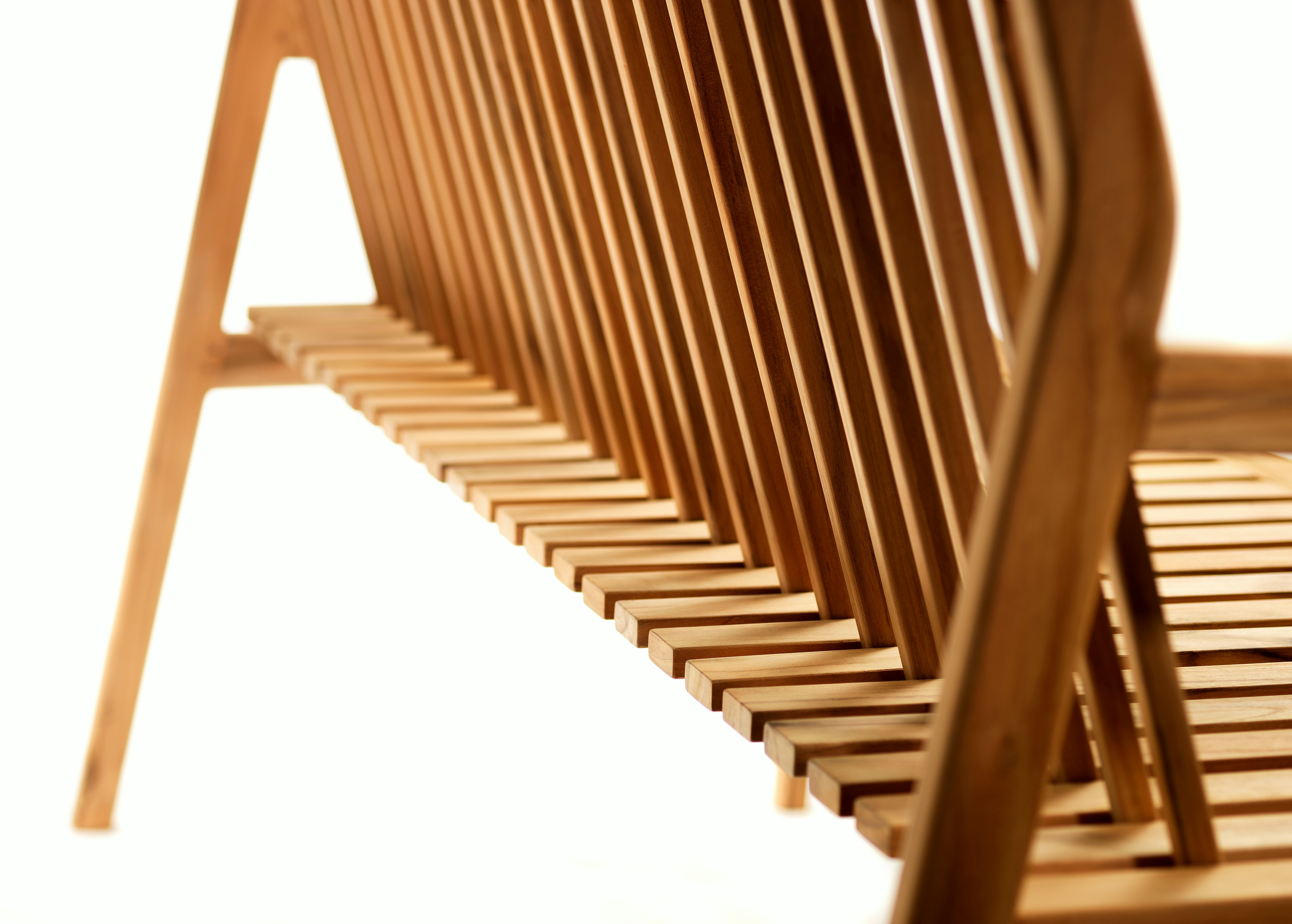 A detailed look at a Sammen Outdoor Bench in Three Seater.