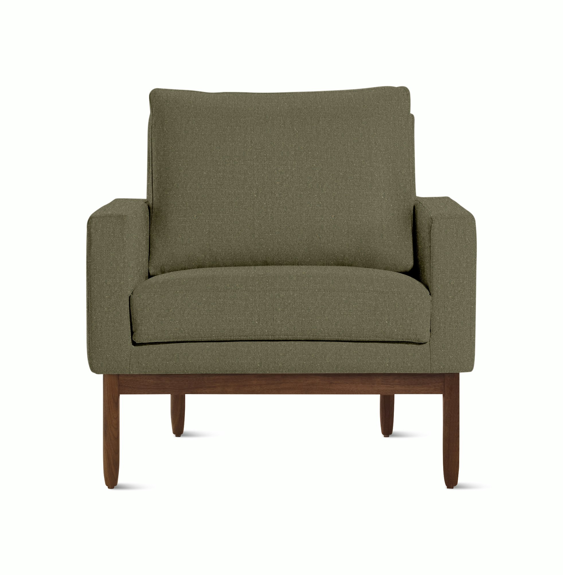 Raleigh Armchair - Walnut,  Album Linen,  Spruce
