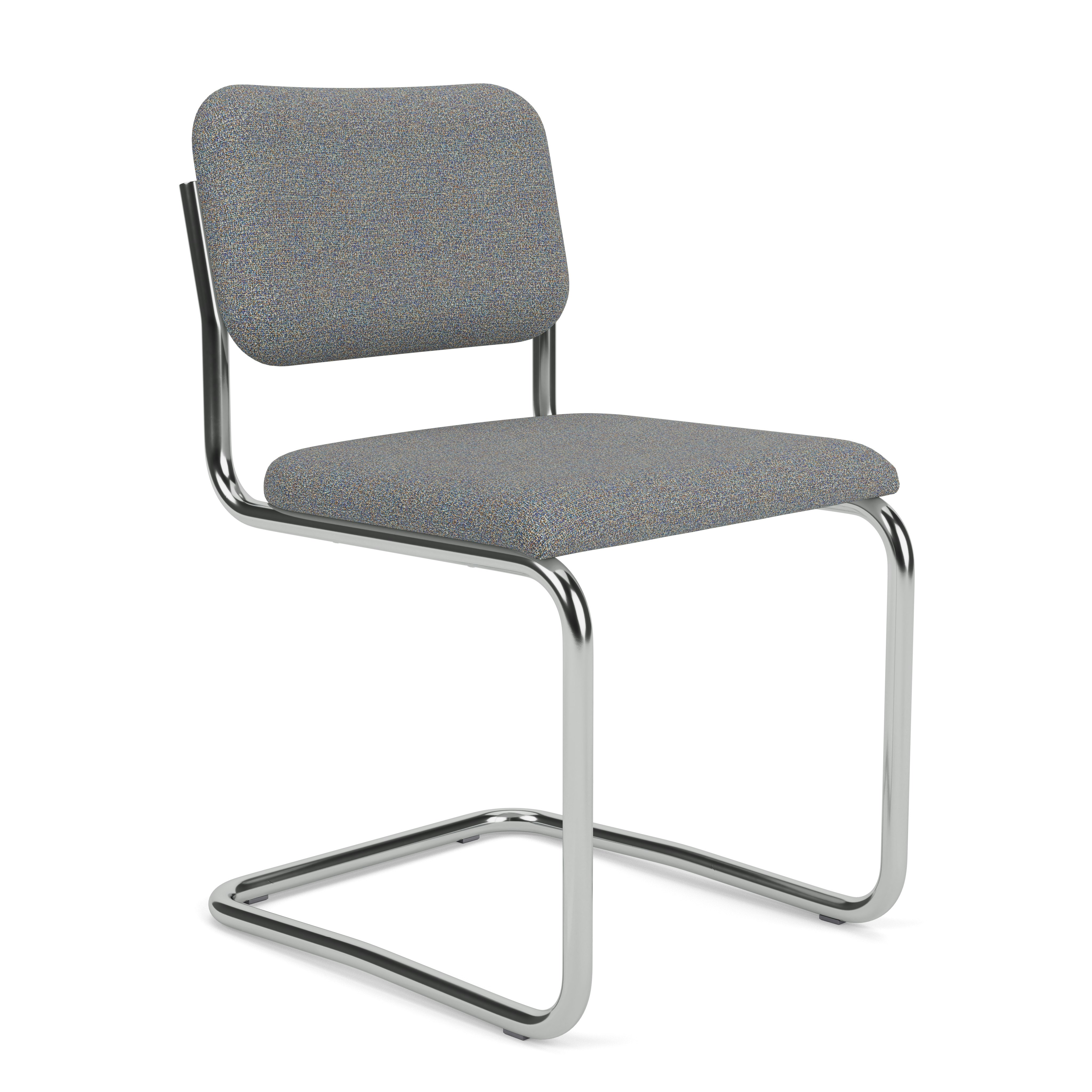 Cesca Upholstered Chair - Side Chair, Fully Upholstered, Tempest, Aurora