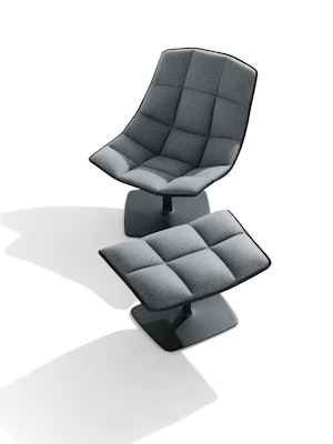 Jehs+Laub Lounge Chair and Ottoman