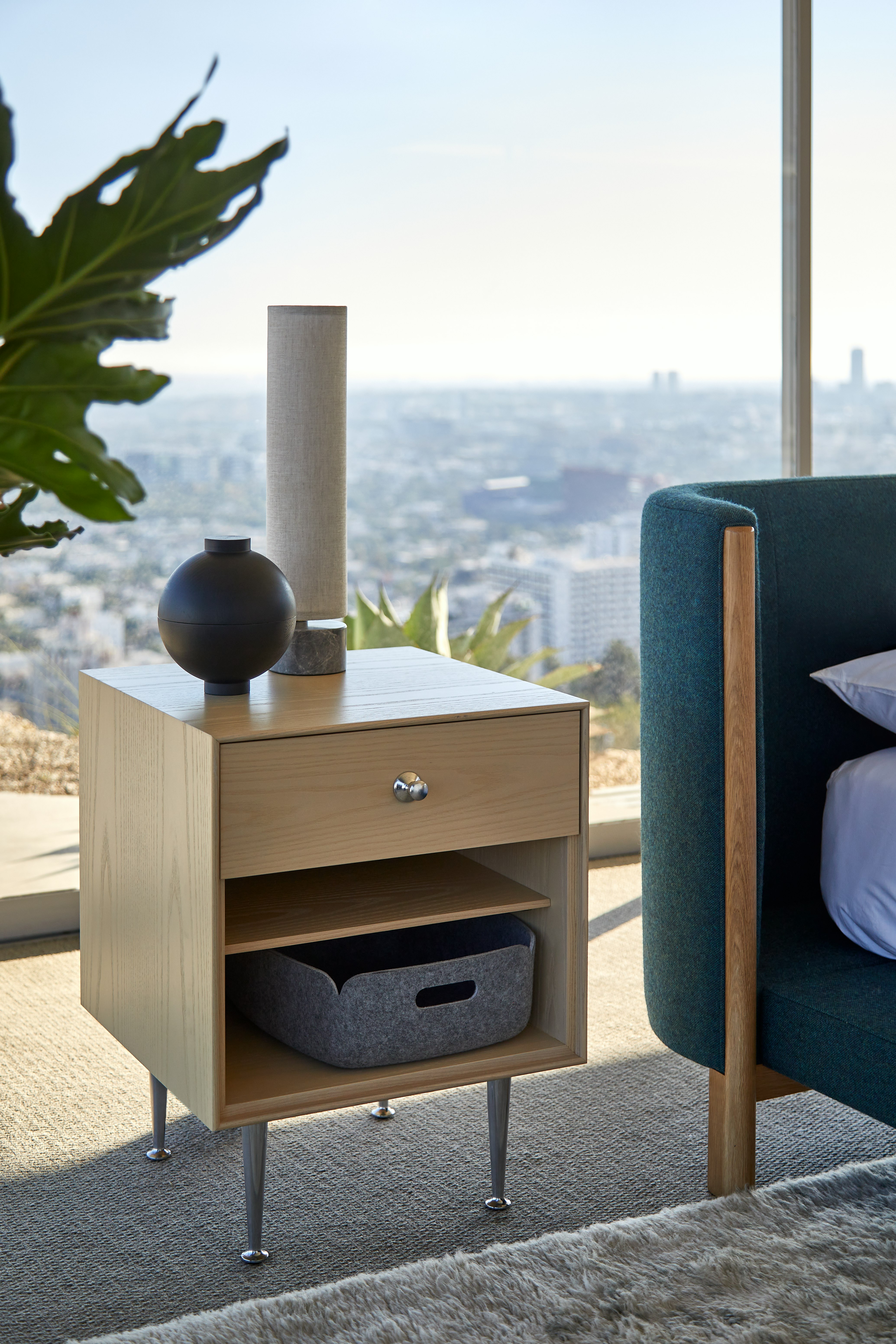 Nelson Thin Edge Bedside Table