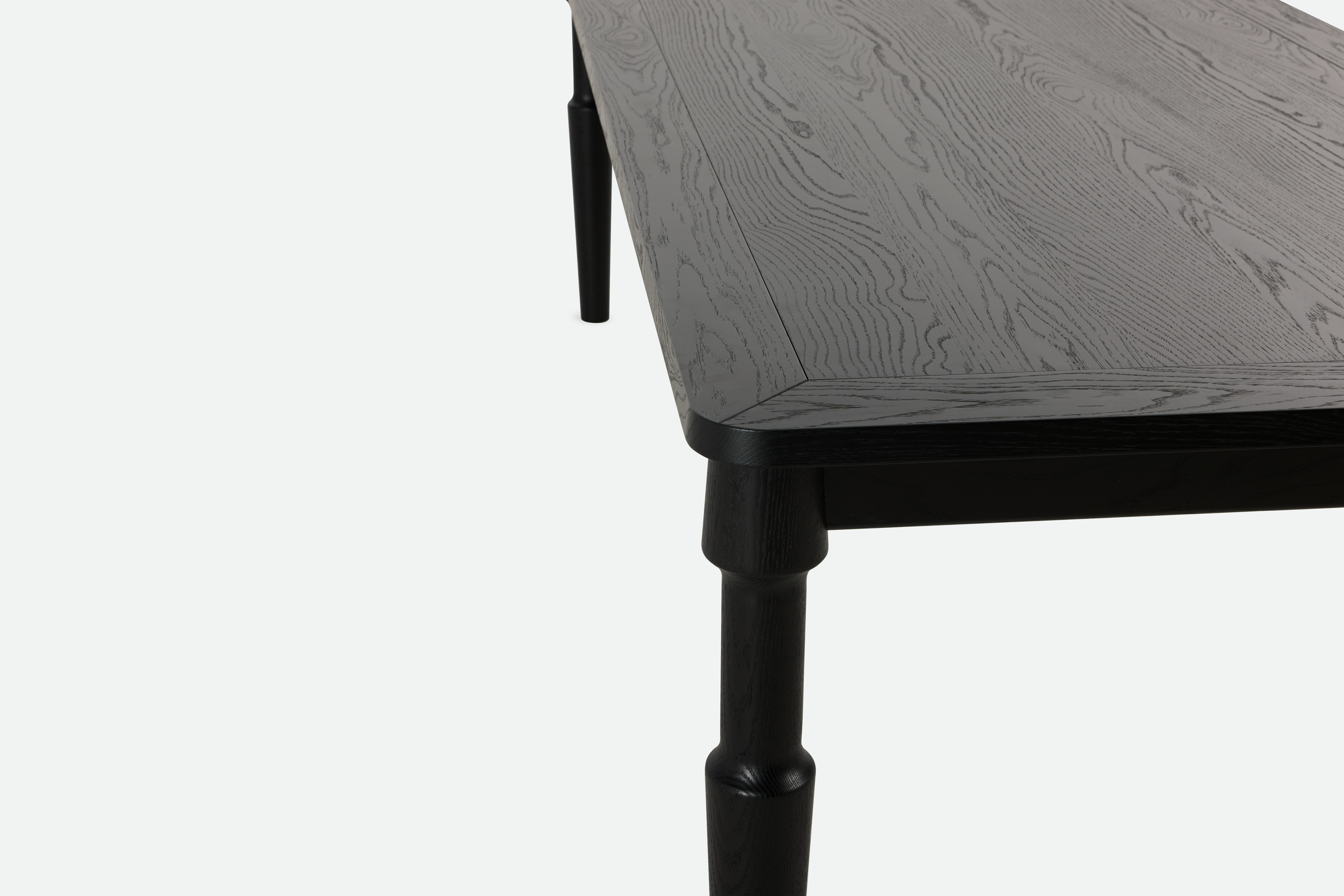 Danbury Dining Table - black-oak,  95 in