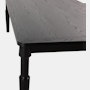 Danbury Dining Table - black-oak,  95 in