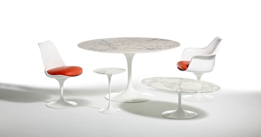 Eero Saarinen Pedestal Collection Tables Dining Table Side Table Oval Dining Table Tulip Armchair Tulip Armless Armchair