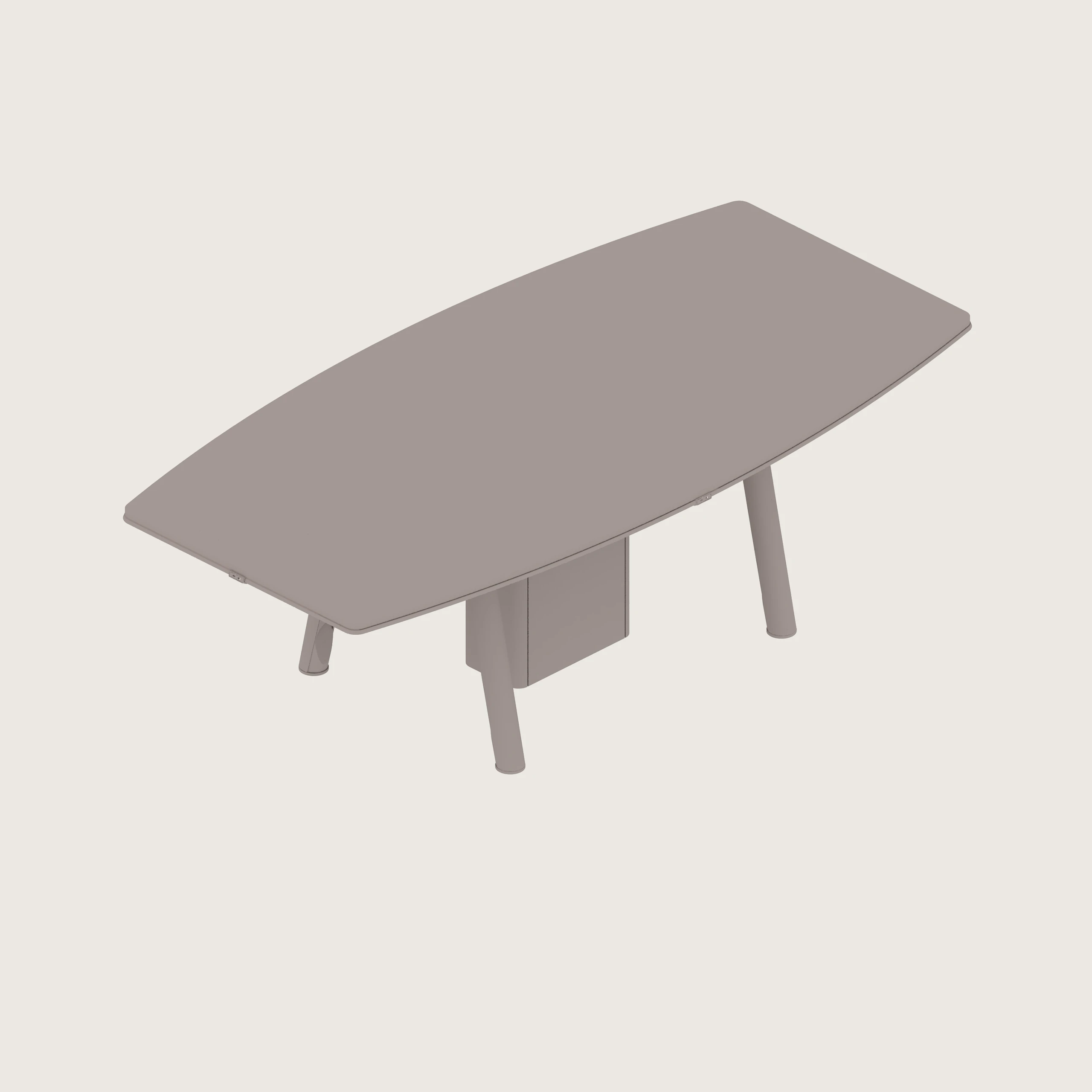 A generic rendering - Ascent Conference Table | Boat | Round Splayed-Leg Base