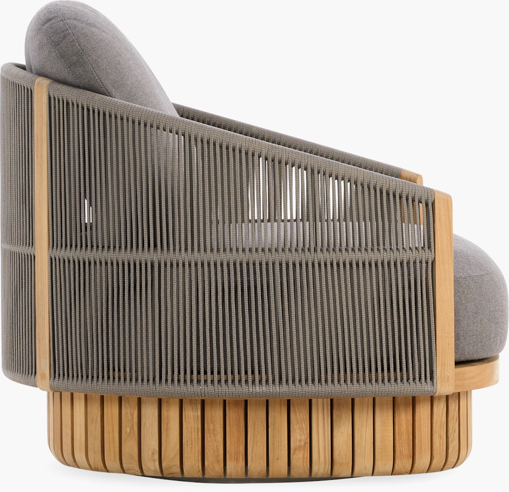 Softlands Swivel Lounge Chair - blend,  coal
