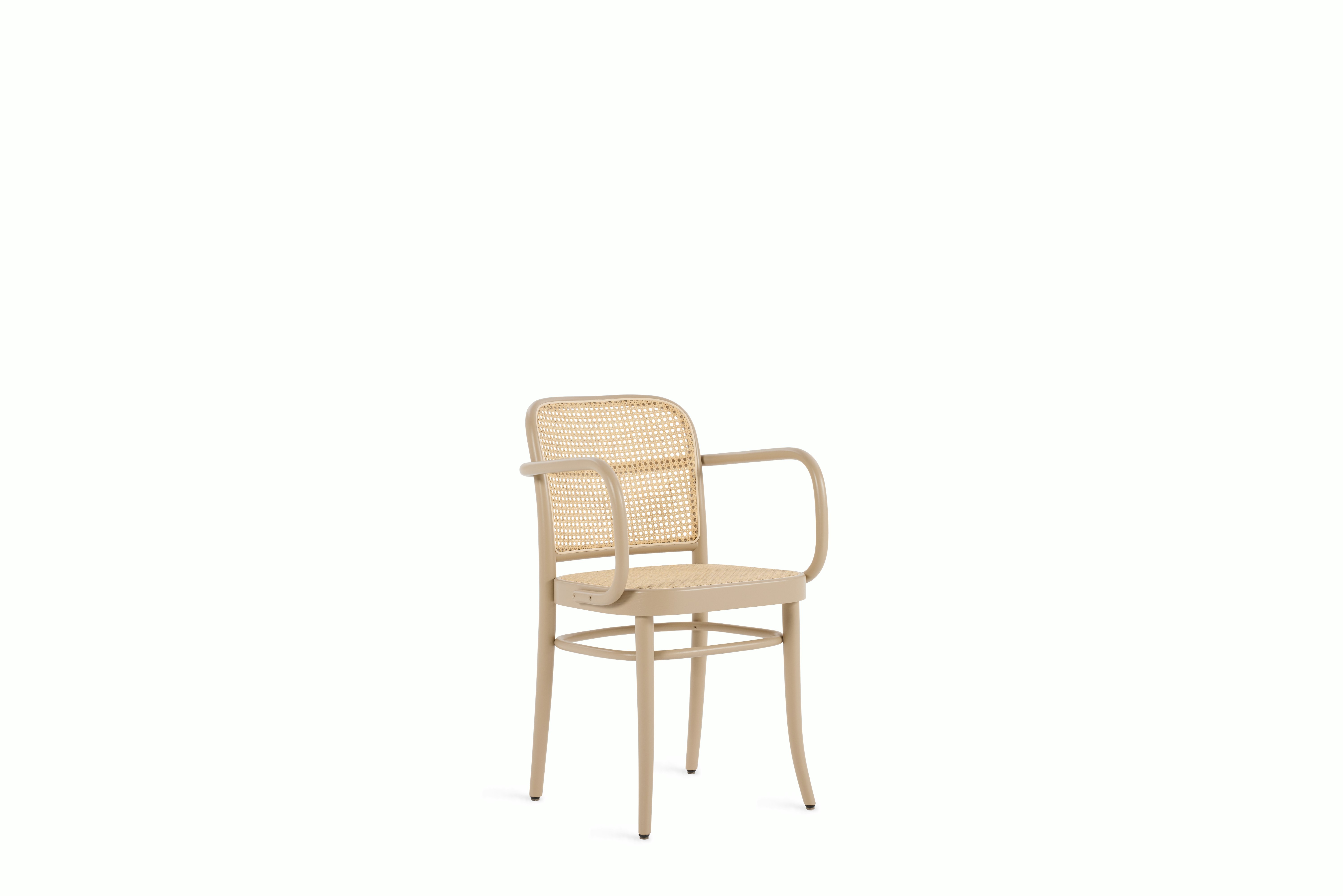 Hoffmann Dining Chair - Armchair, Cane, Savanah Tan