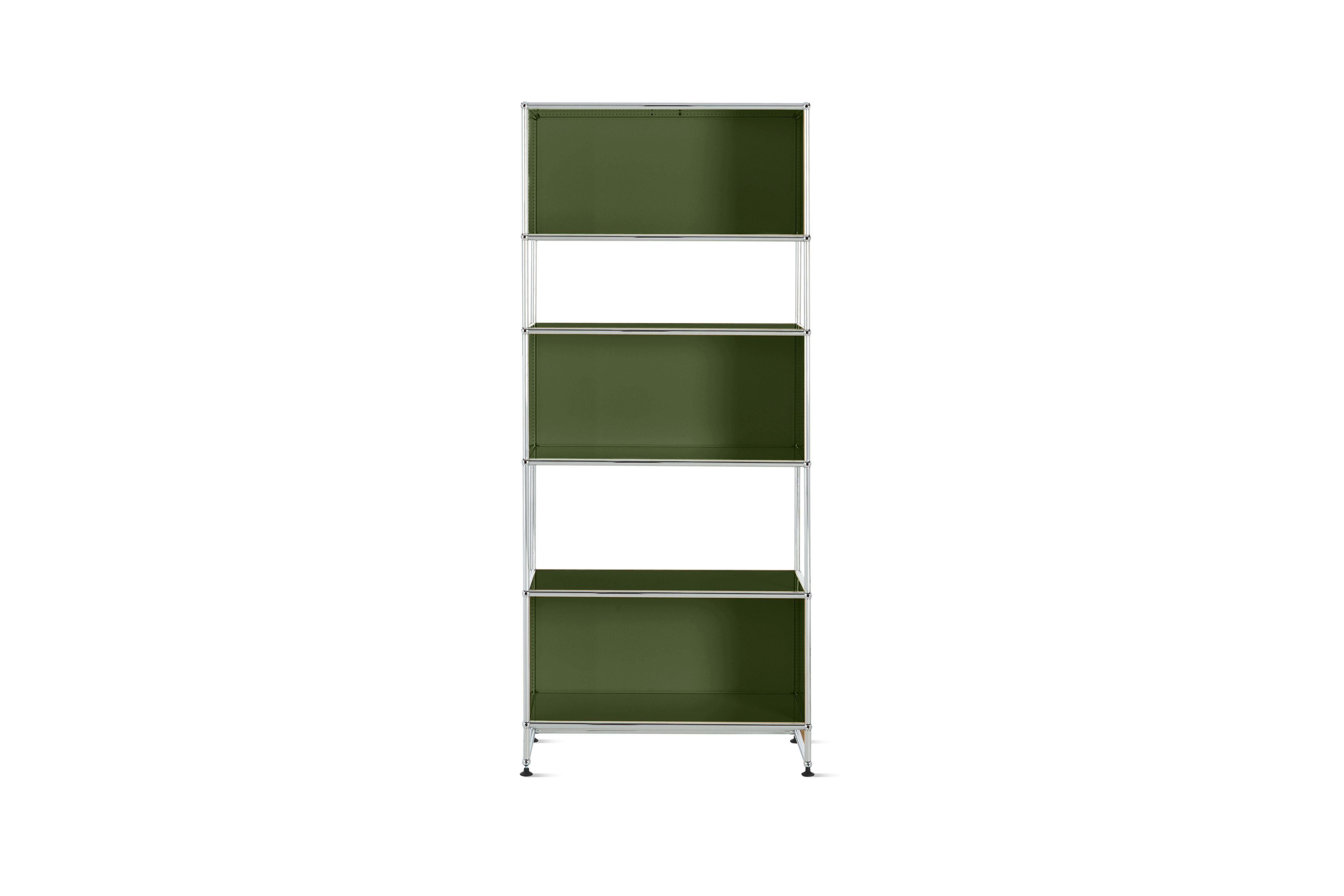 USM Haller Bookshelf - Standard,  Olive Green