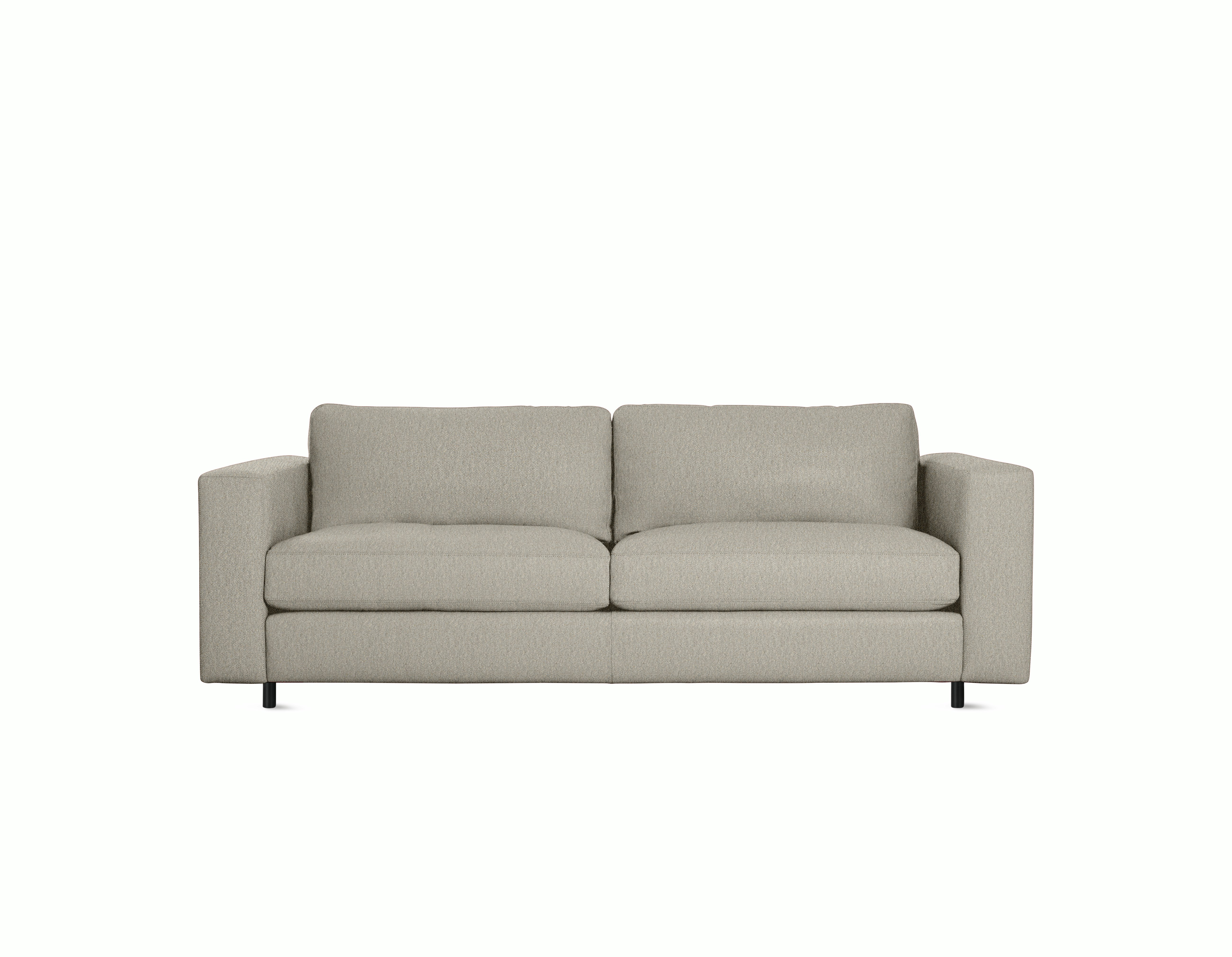 Reid Sofa - Two Seater,  Album Linen,  Wisp with tubular leg