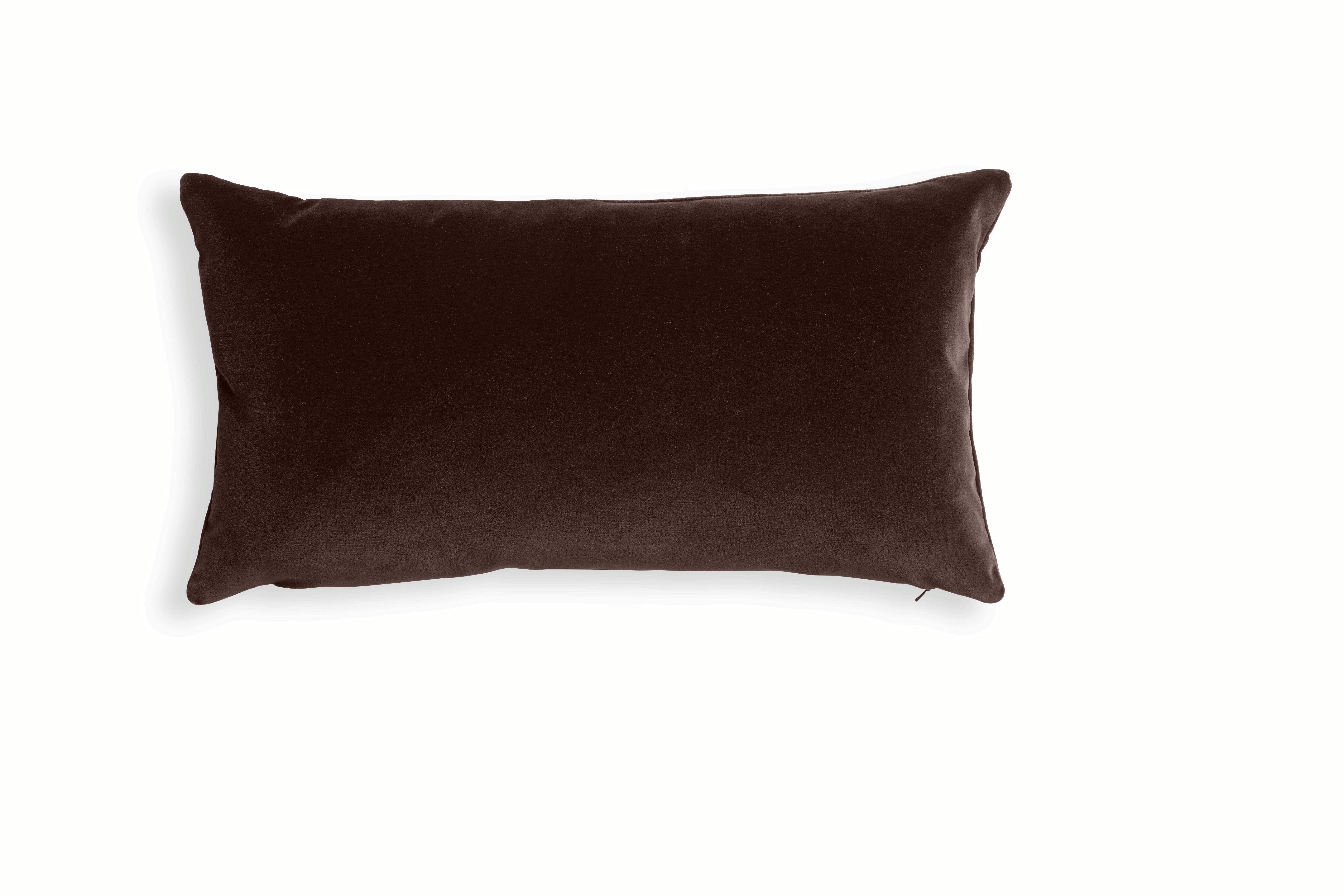 Cotton Velvet Lumbar Throw Pillow
