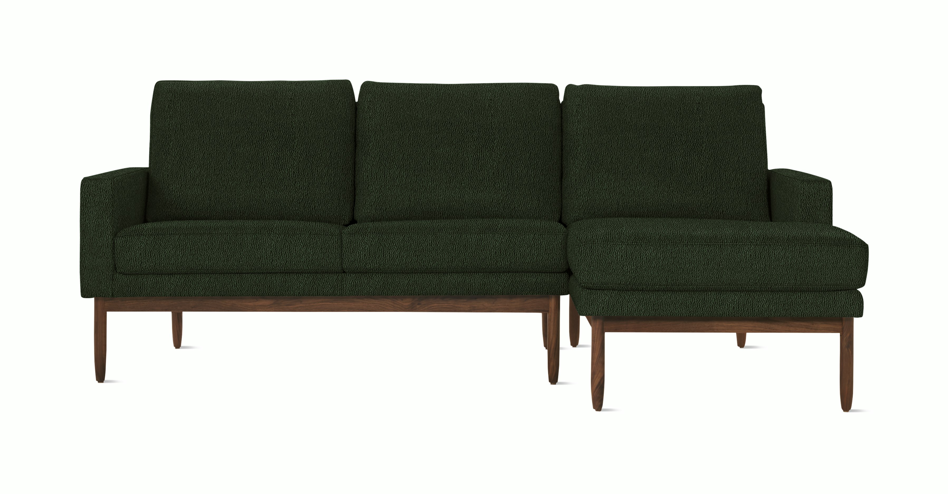 A Raleigh Sectional Sofa in Viewed from the front.
