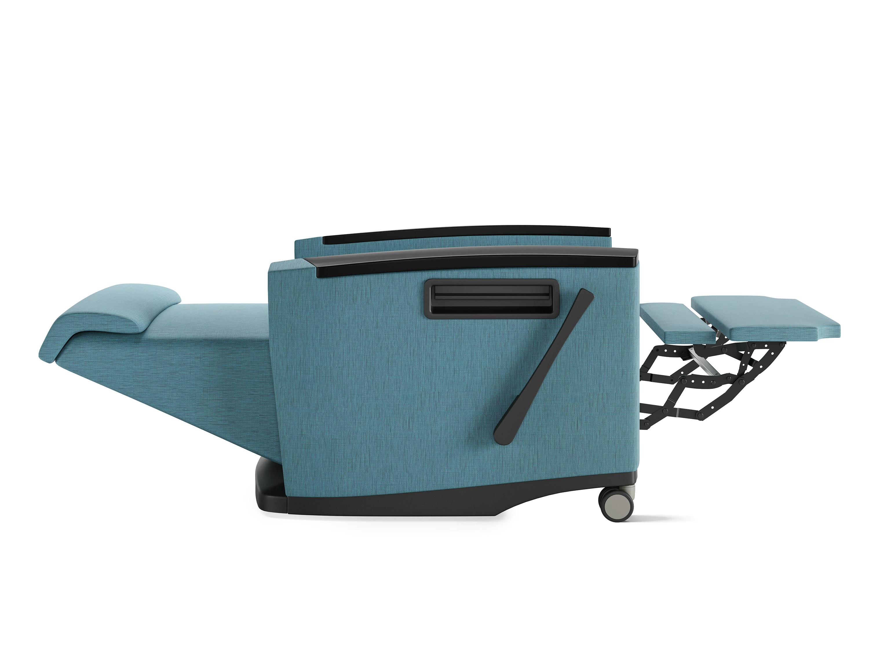 Consoul Recliner Laid Down