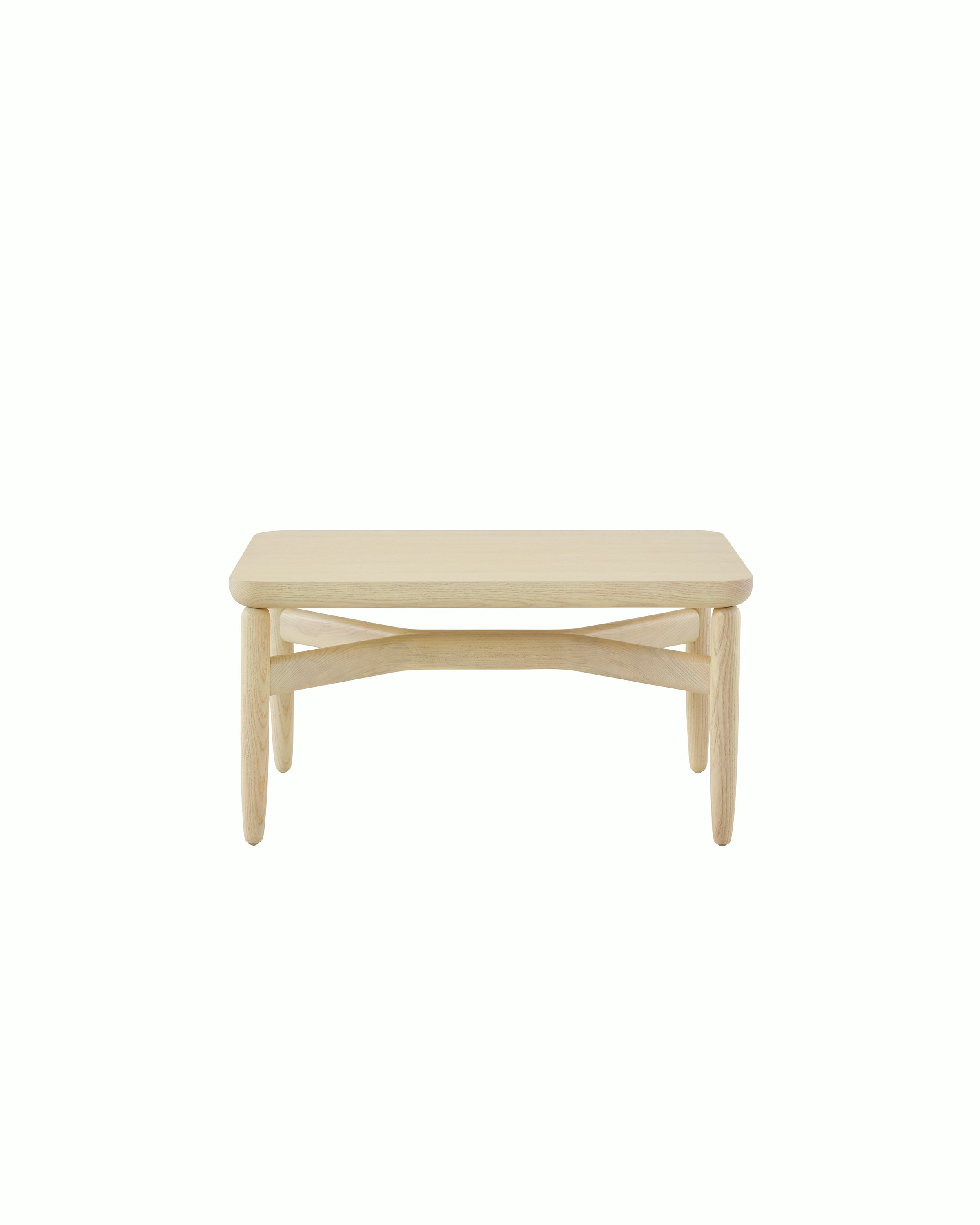 White ash Reframe Rectangular Table.