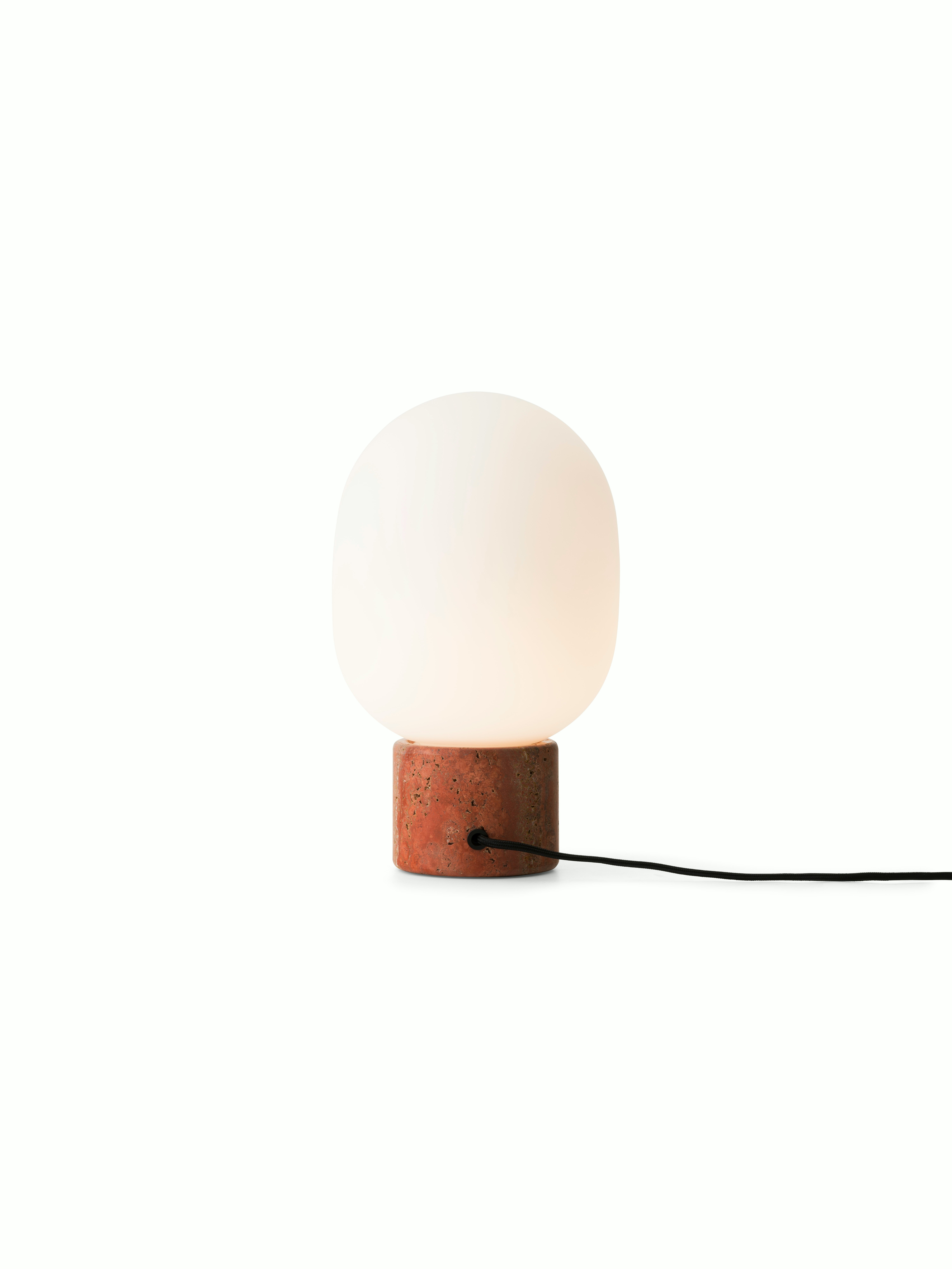 JWDA Table Lamp - Red Travertine