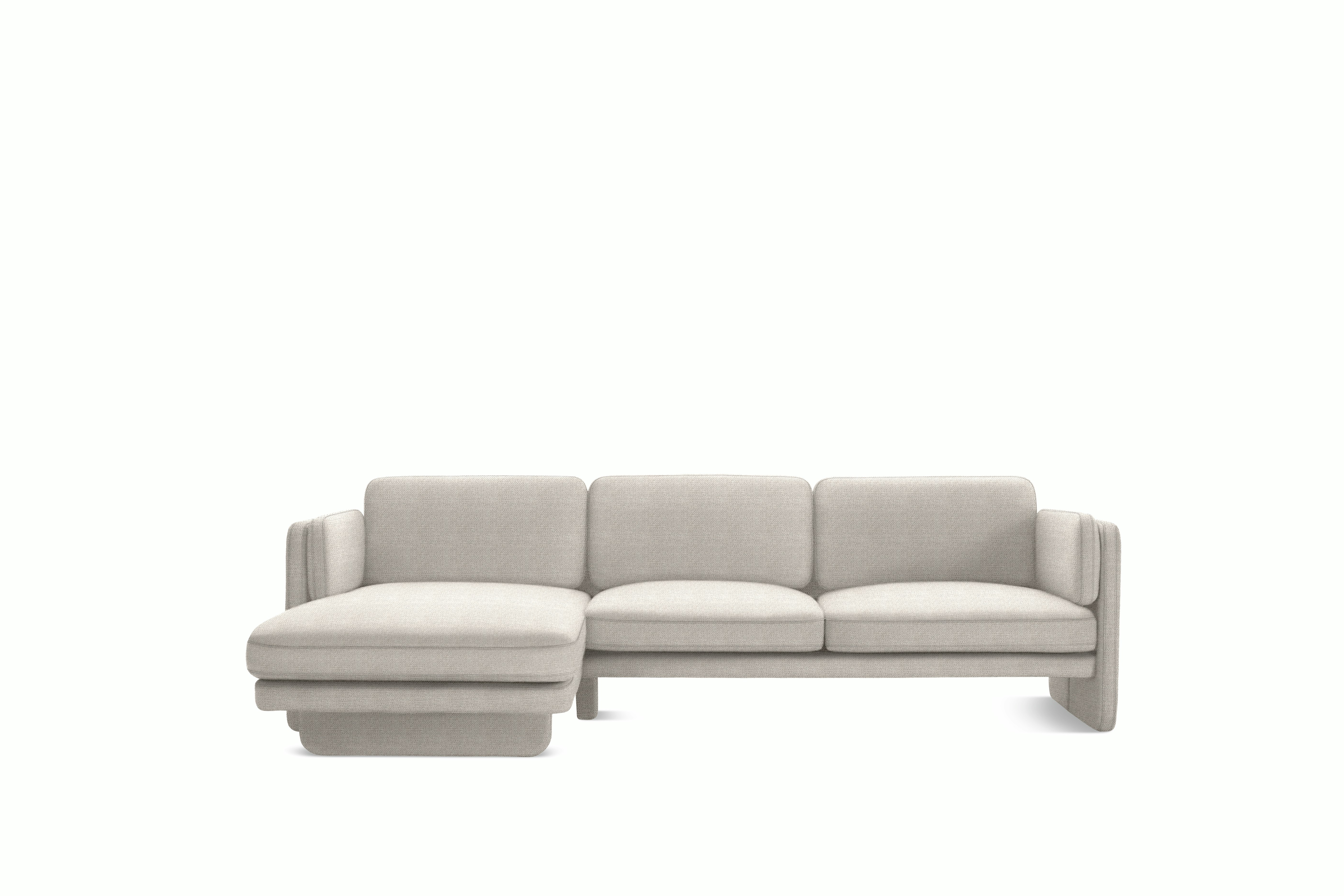 Pastille Sectional Chaise 105" - Left Facing
