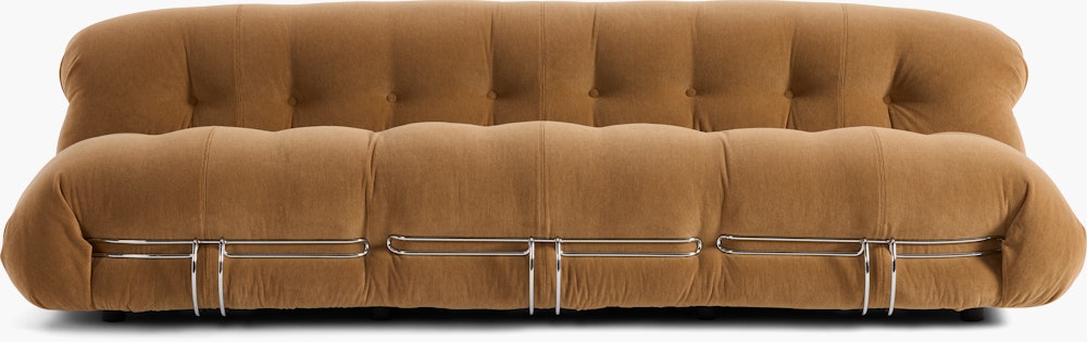 Soriana Sofa - 3 Seat - terrain,  chrome