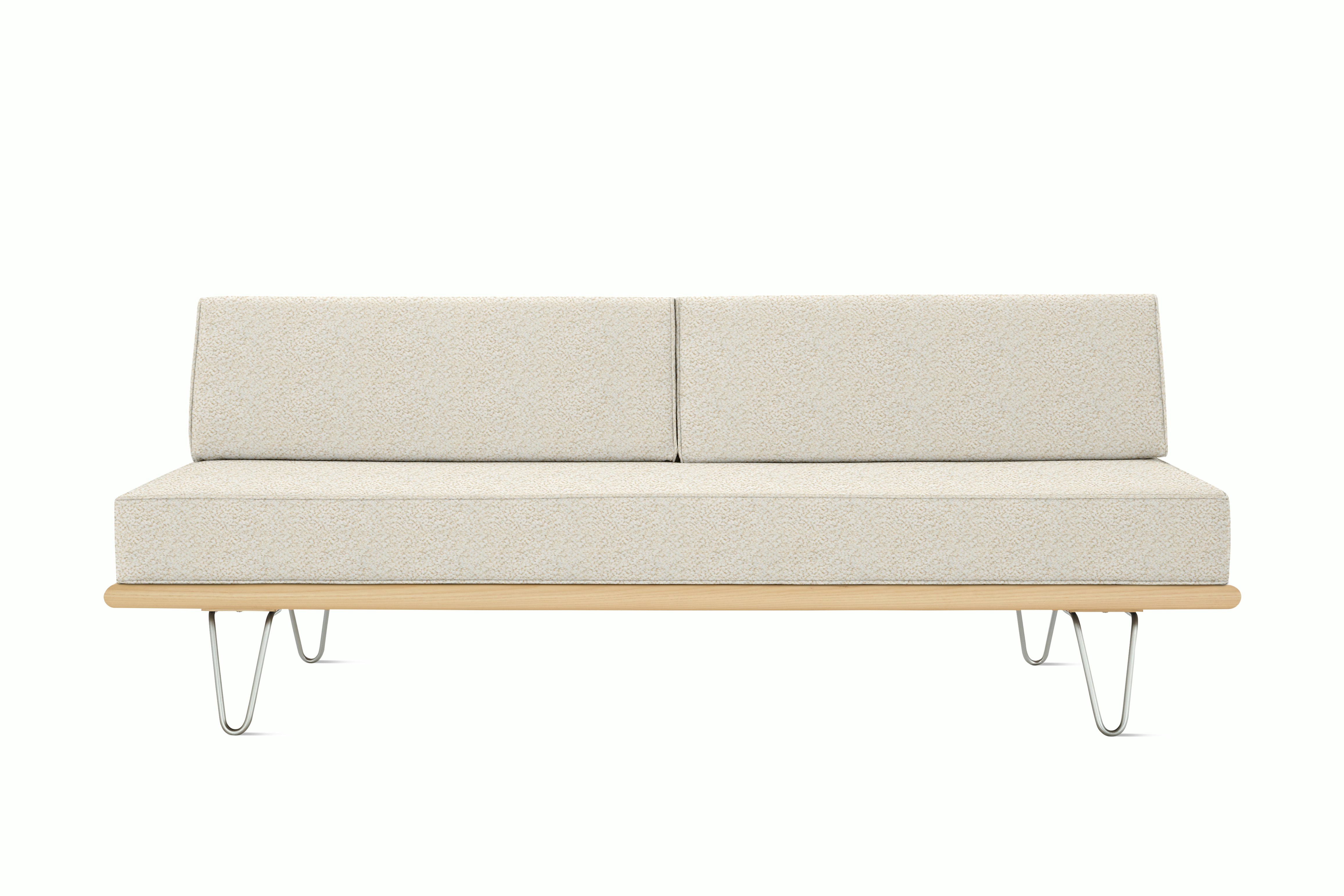 Nelson Daybed - Back Bolster,  Ash,  Whim,  Warm White,  Hairpin