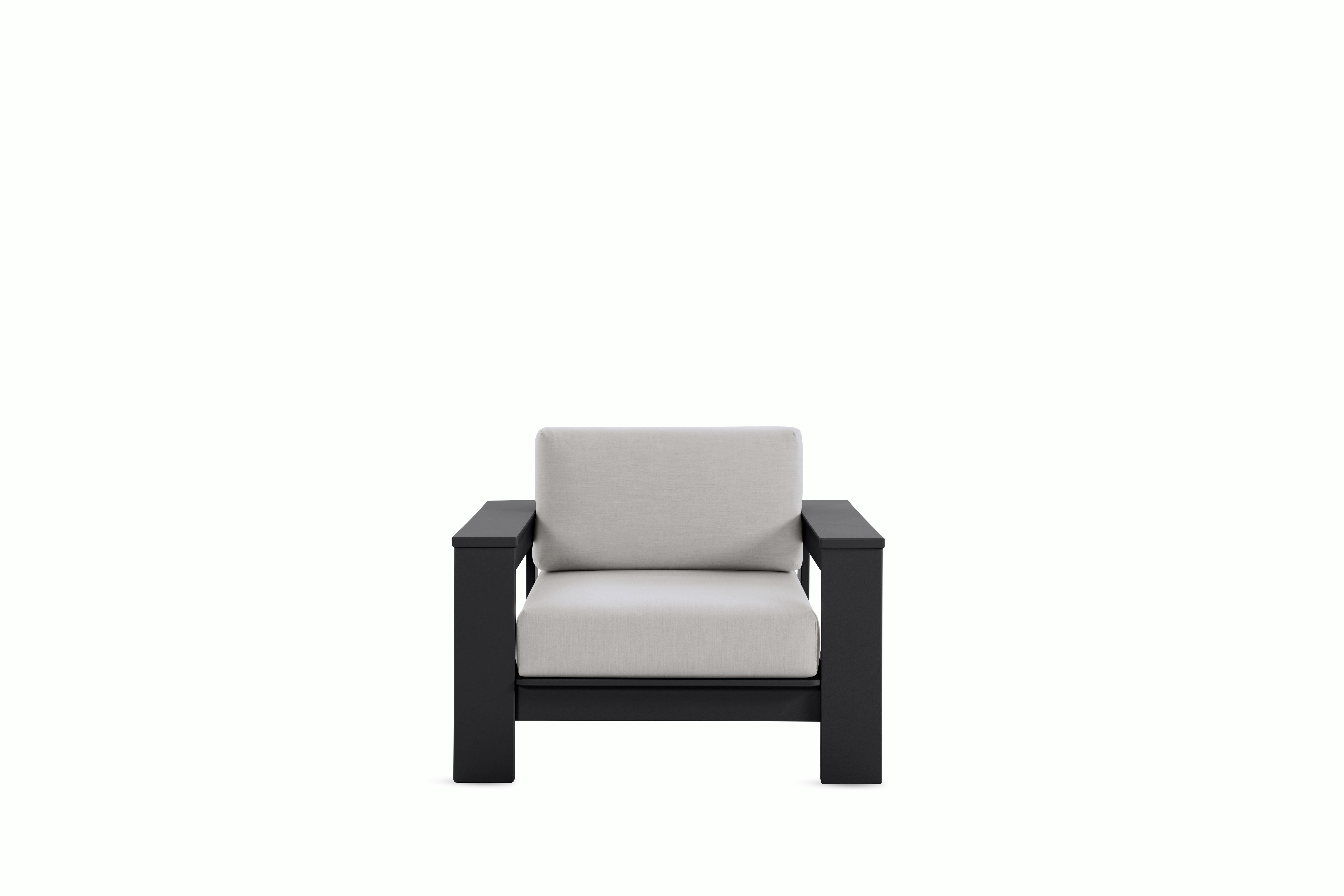 Pepin Lounge Chair - black,   cloud