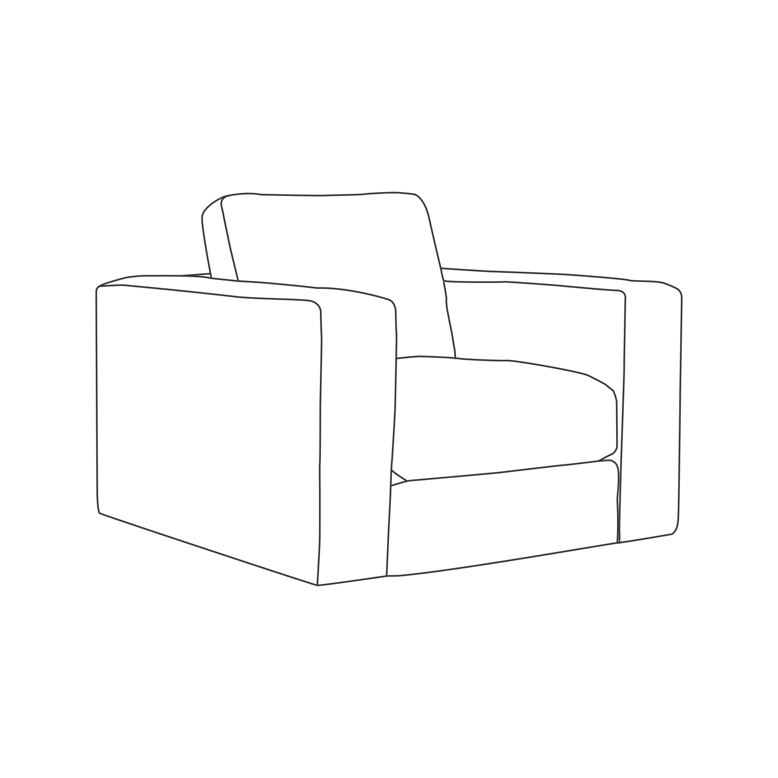 Reid Swivel Armchair