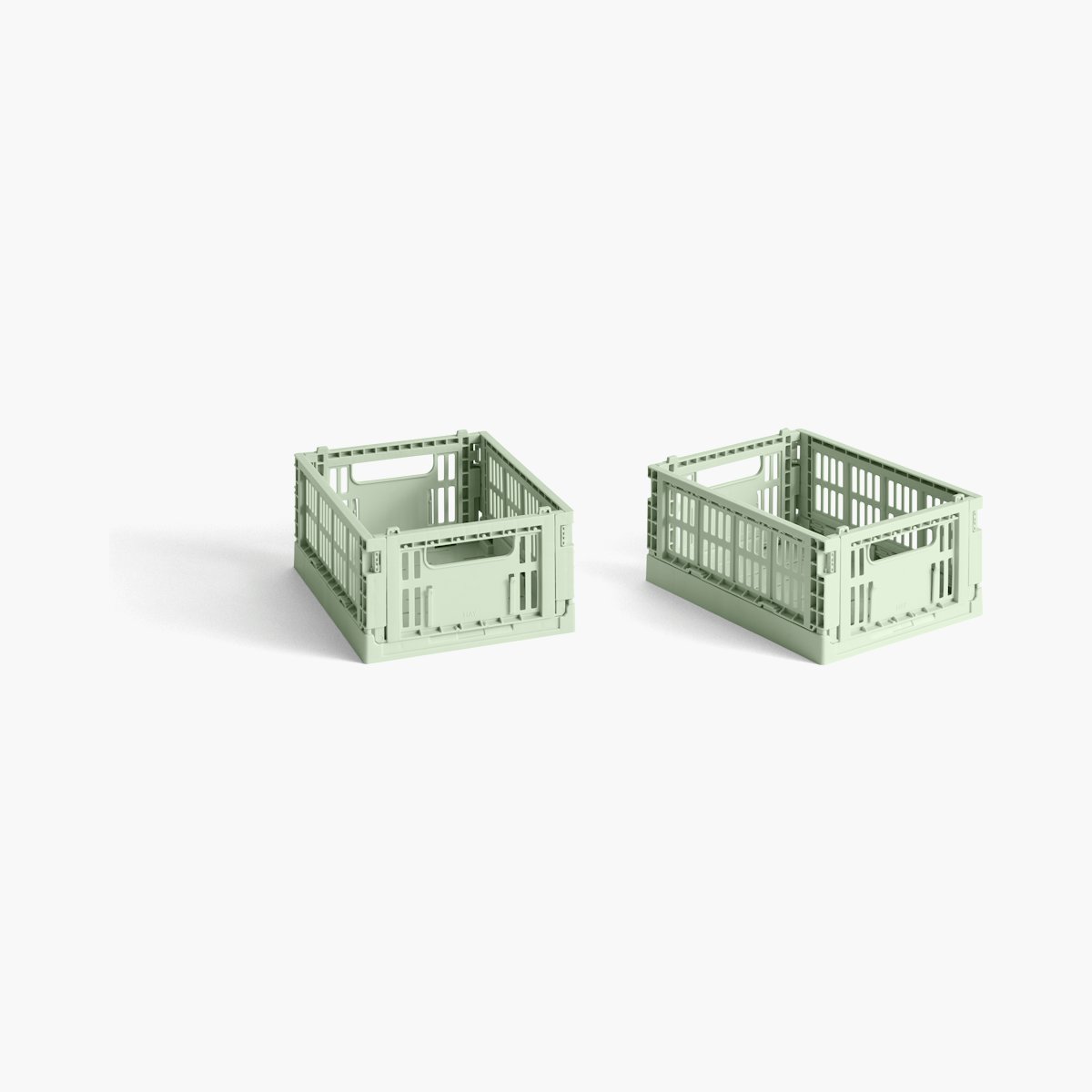 Recycled Colour Crate Mini Recycled Colour Crate, Set of 2
