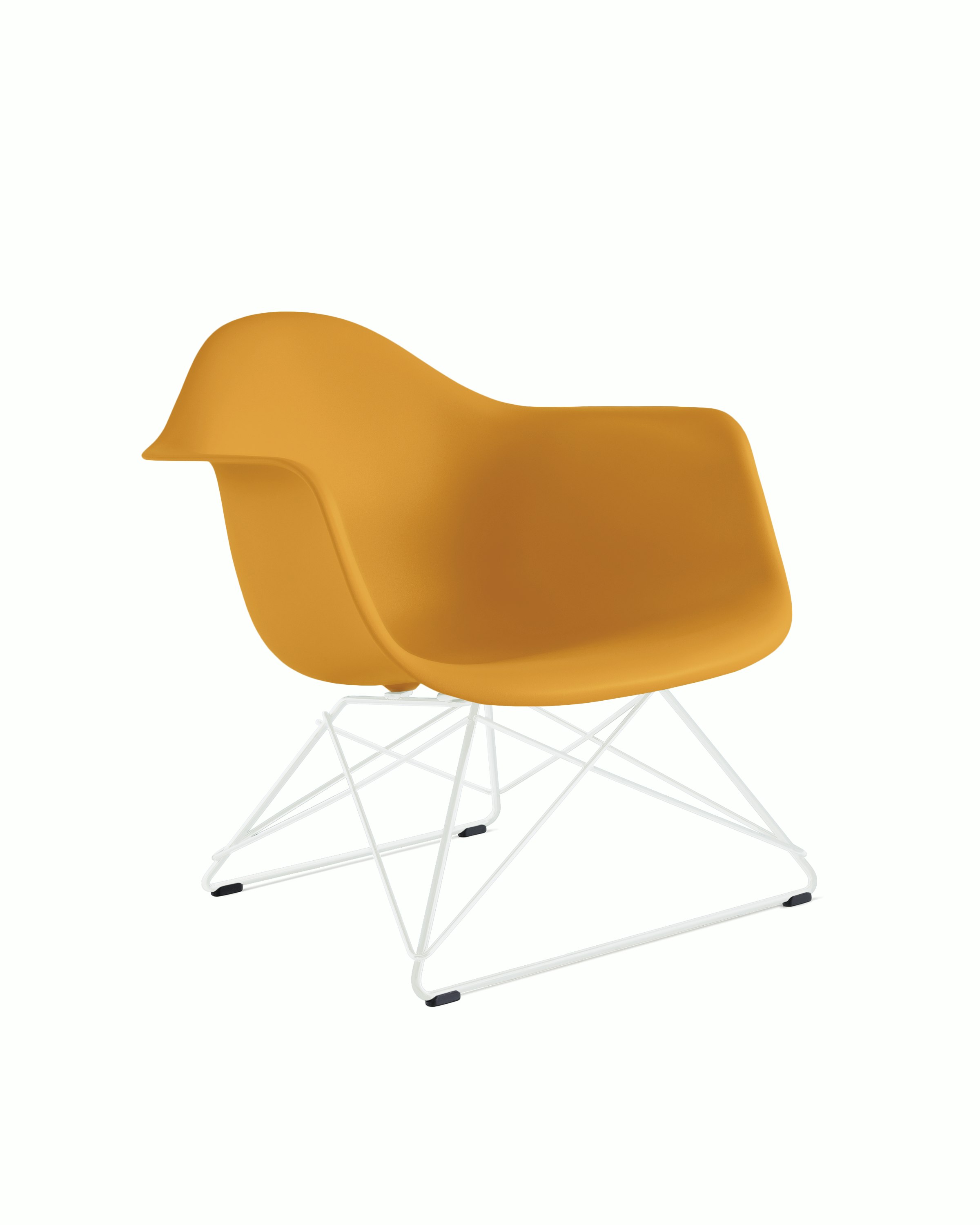 Eames Molded Plastic Low Wire Base Armchair