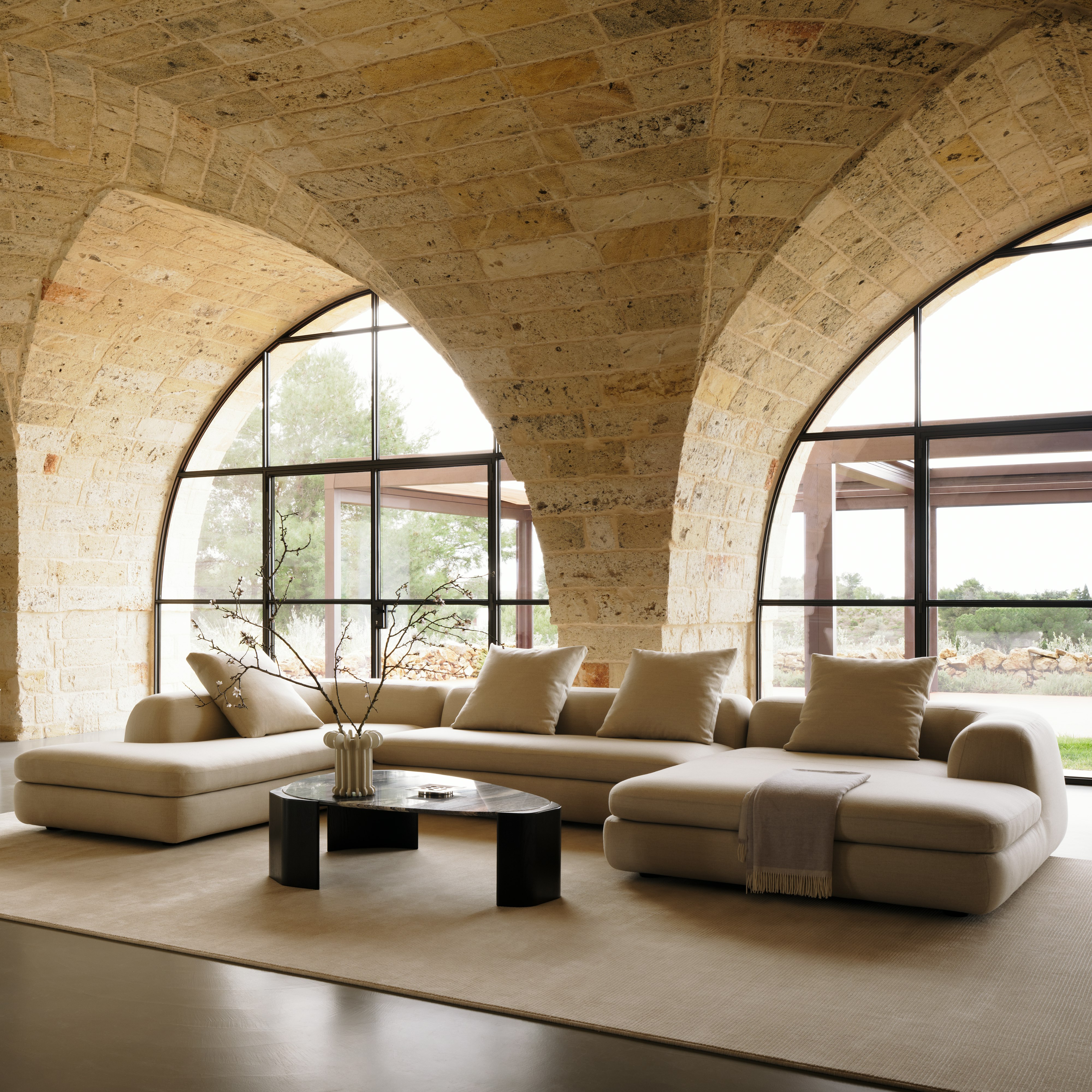 Atlason Americano Asymmetrical Double Chaise Sectional