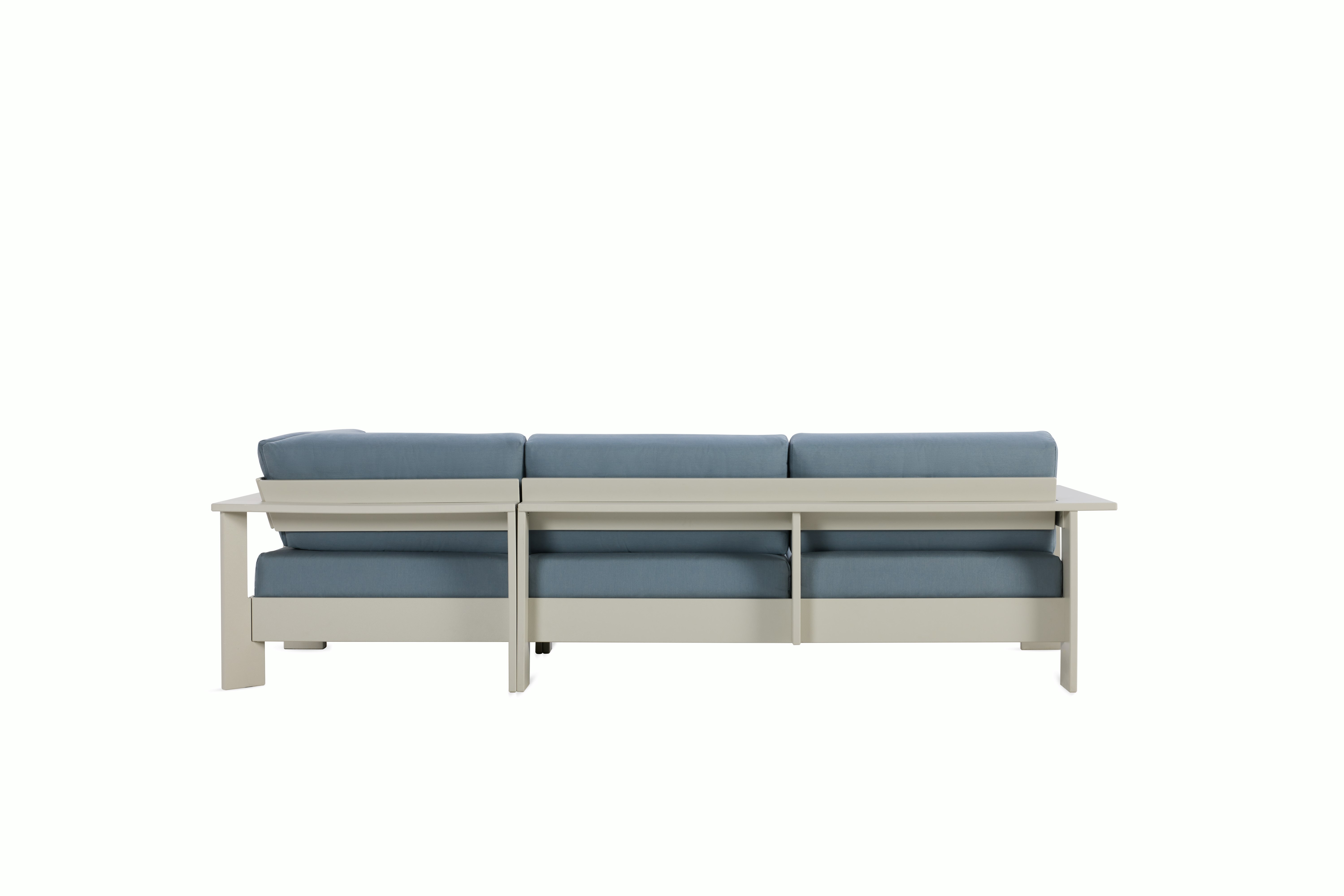 Pepin Sectional with Chaise - fog,   haze