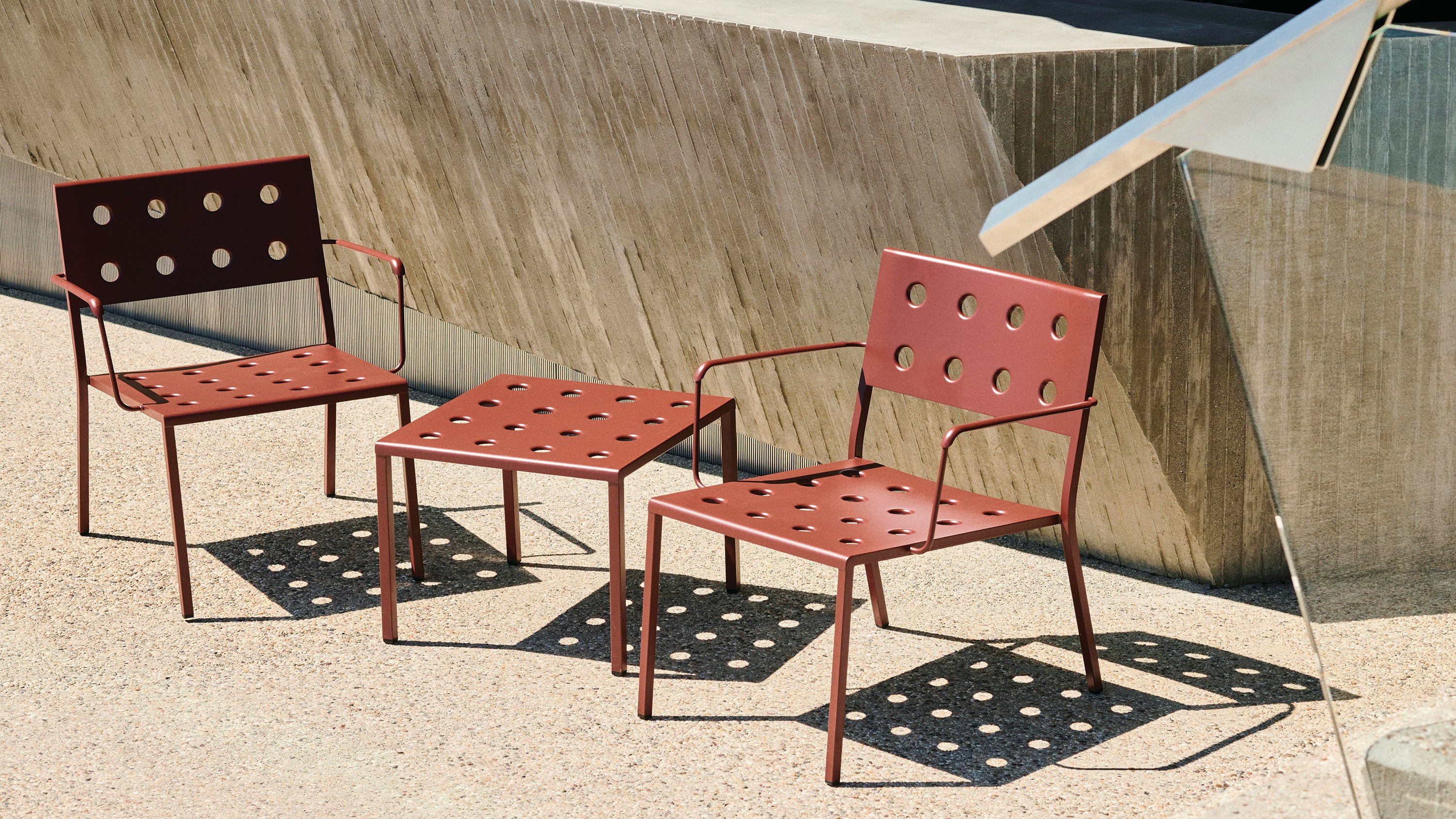 Balcony Lounge Armchair and Coffee Table
