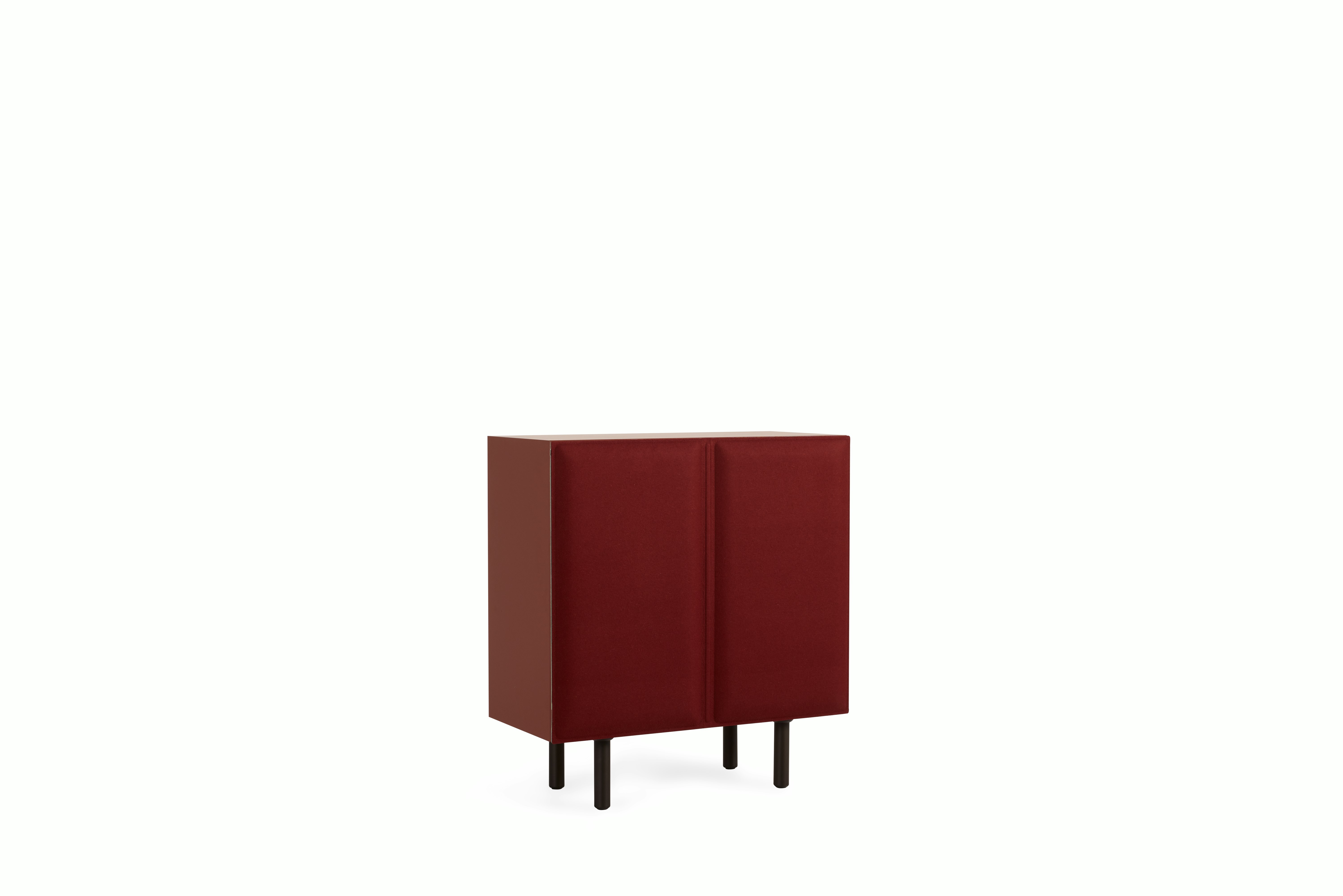 Tacito Sideboard - burgundy,  mint