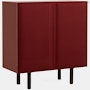 Tacito Sideboard - burgundy,  mint