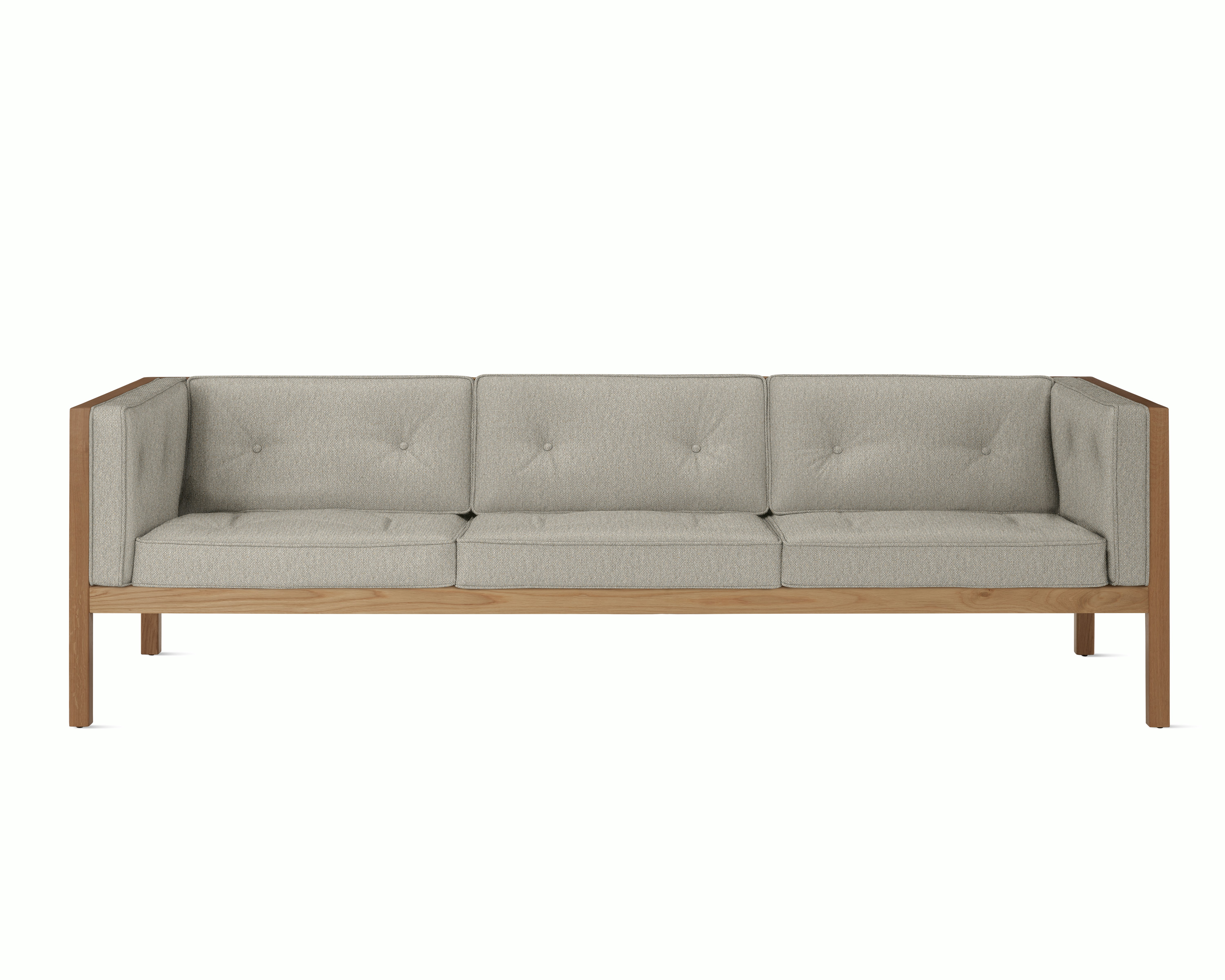 Cube Sofa - 92 Inch, Album, Wisp, Oak
