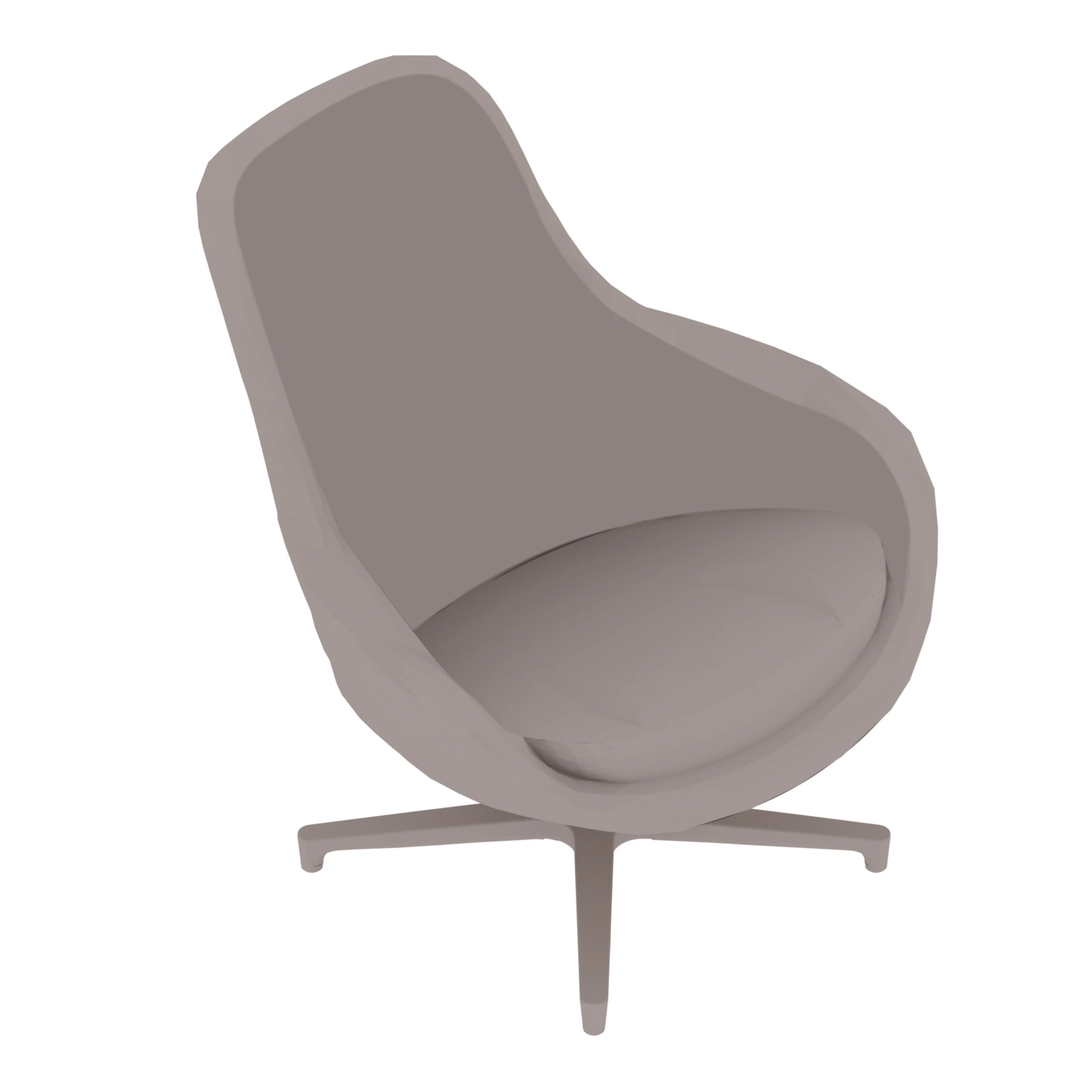 A generic rendering - Saiba Lounge Chair and Ottoman | Lounge Chair