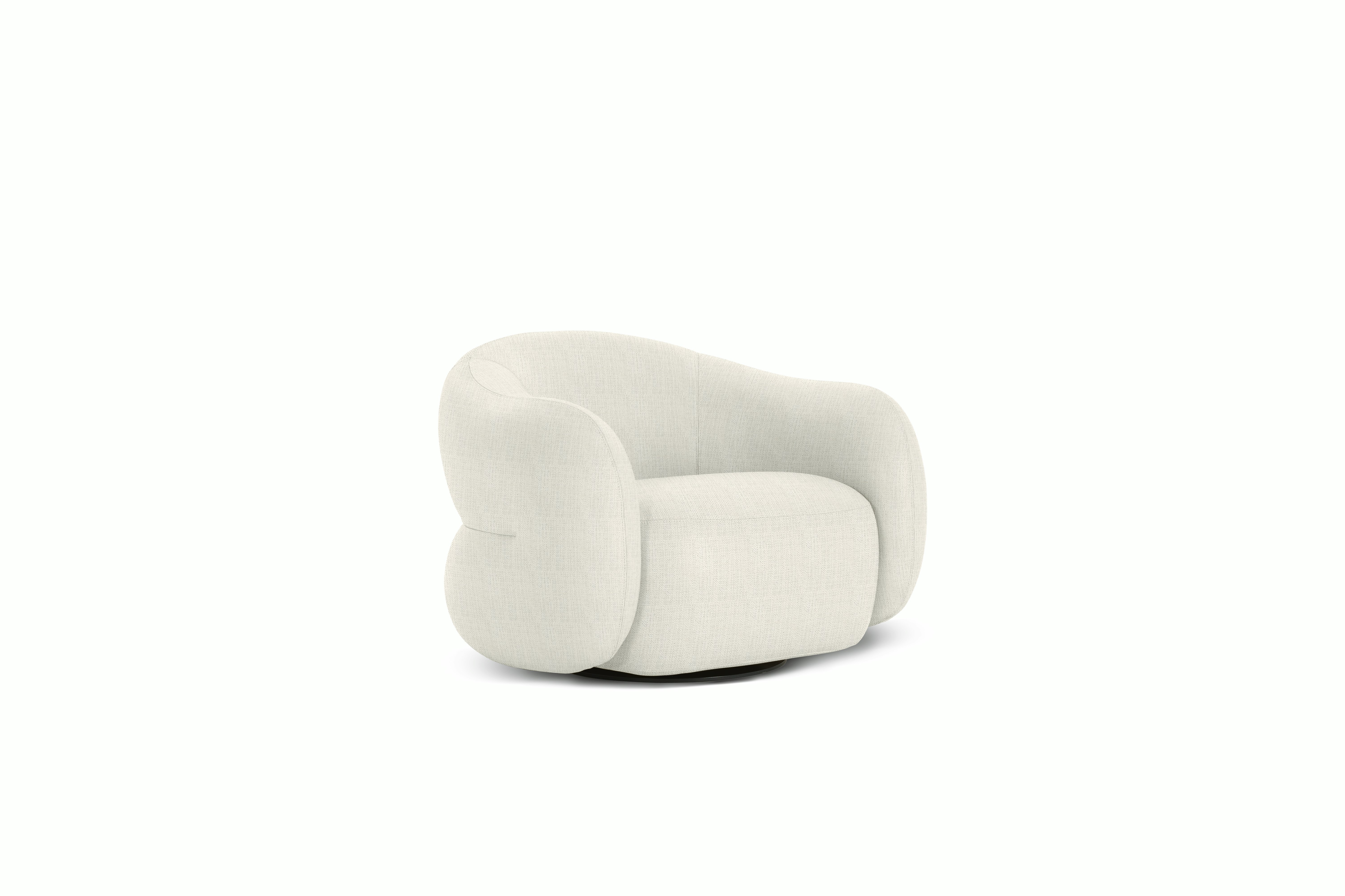 Soffi Swivel Chair, Fabric