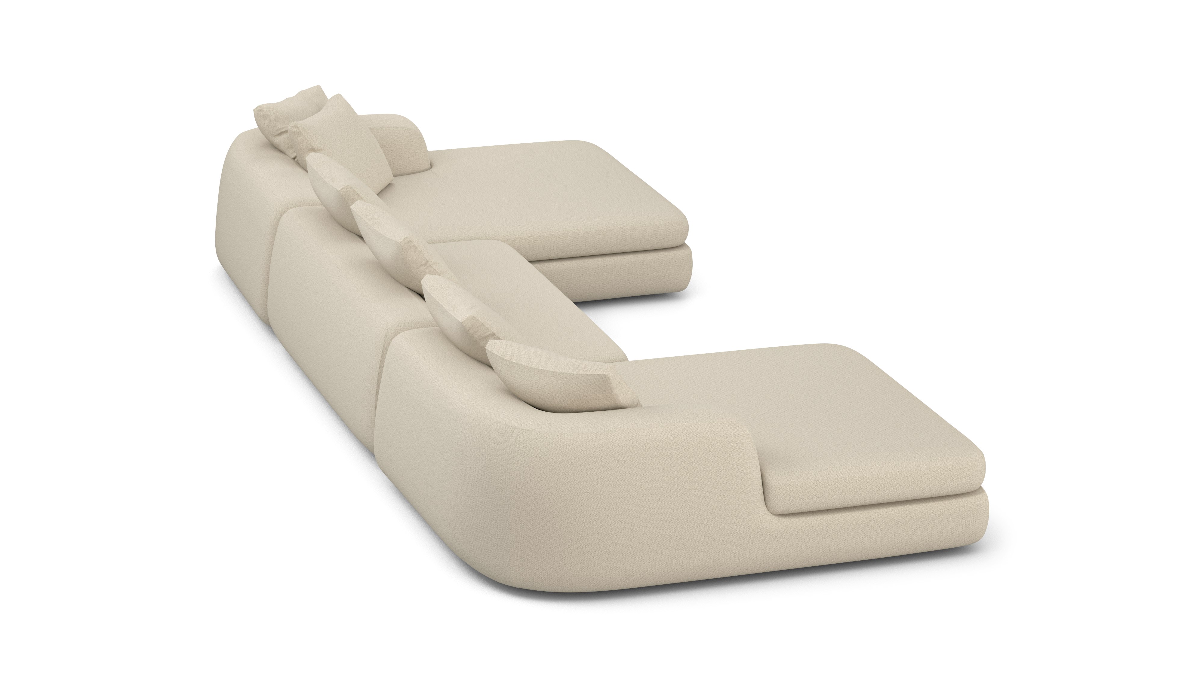 Atlason Americano Double Wide Chaise Sectional