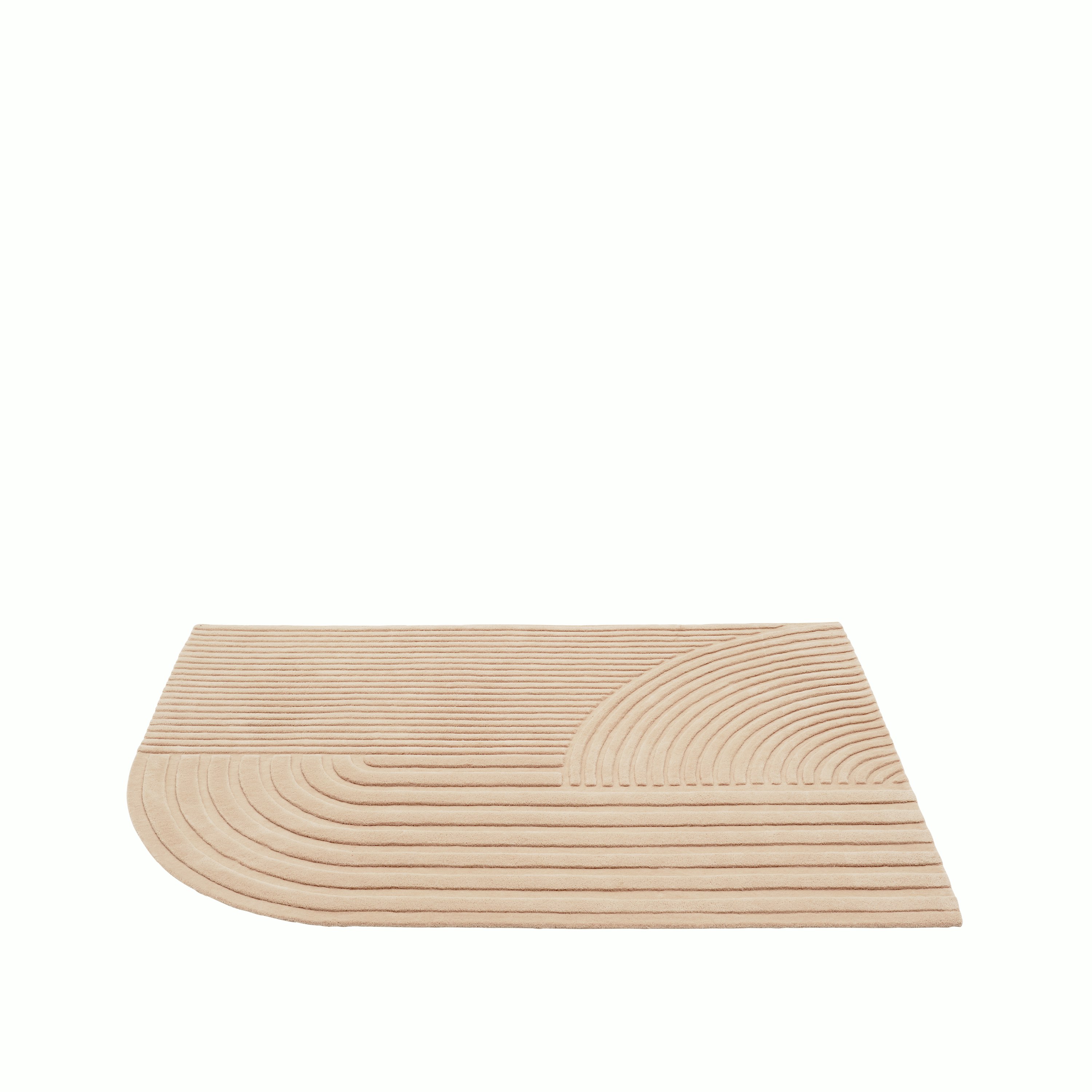 Relevo Rug - 5 ft 6 in x 7 ft 9 in, Light Rose