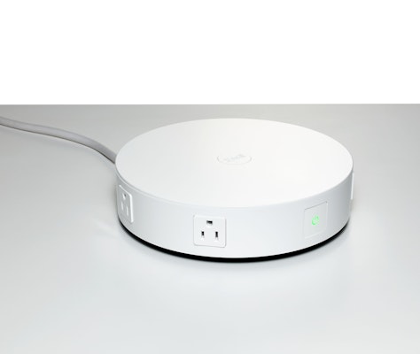 activity space surge white disk wellness wellbeing technology home office mobile recharge LEED UL