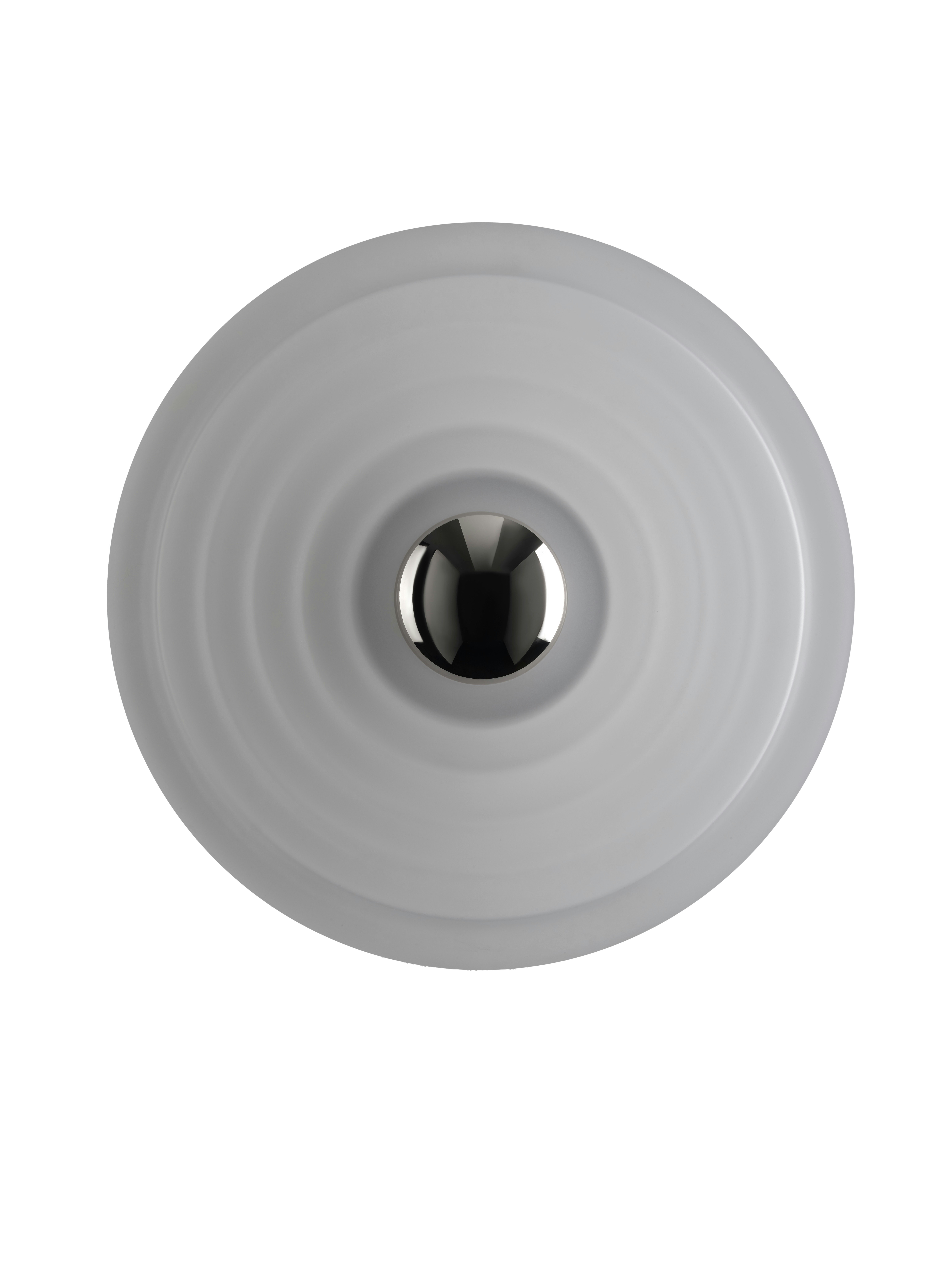 A Press Surface Light in Glass viewed from the front.
