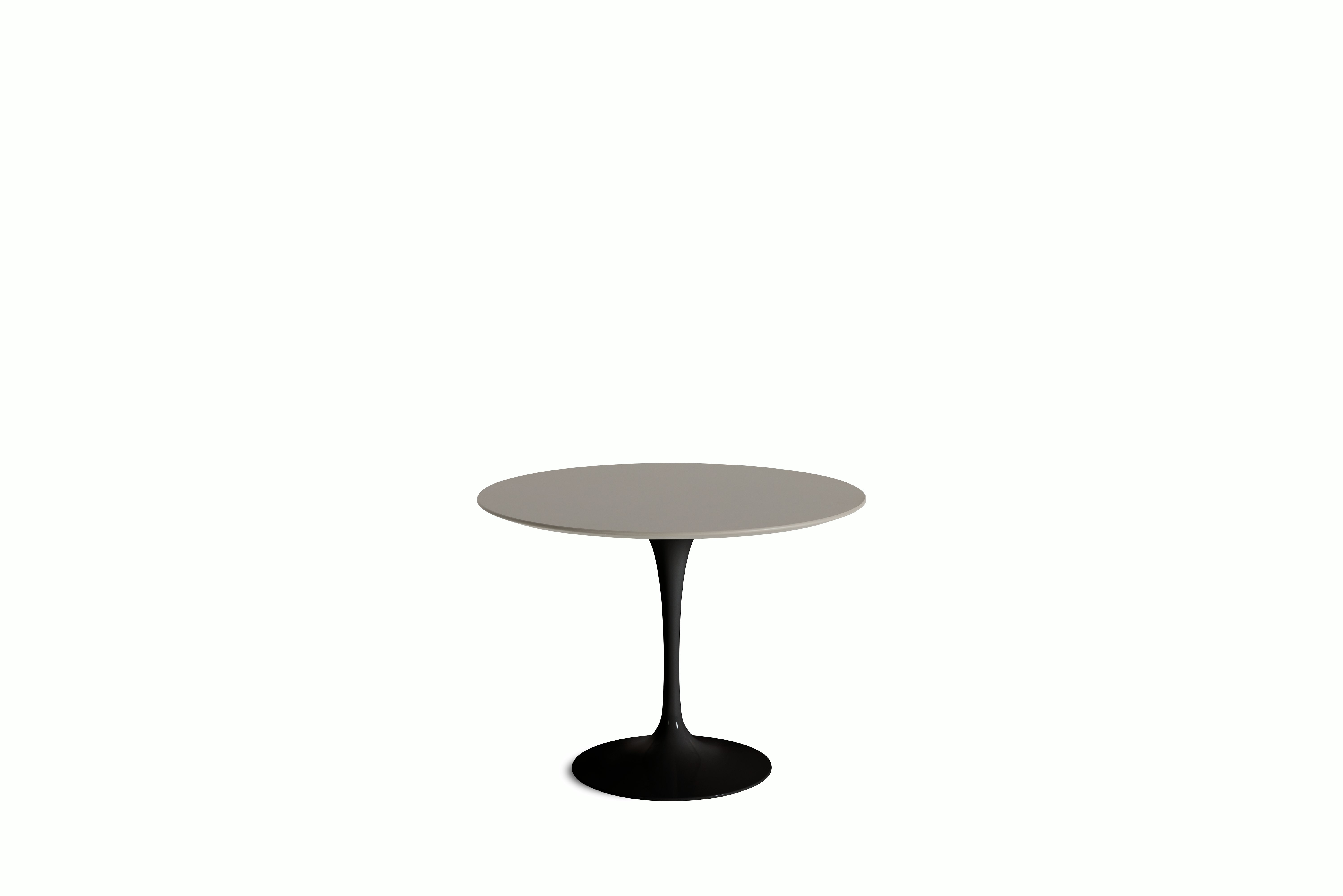 Saarinen Lounge Table - 35 Inch, Modern Clay Laminate, Black Base