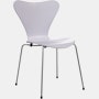 Series 7 Chair - Lacquered, 7:14 AM Violet, Chromed Steel