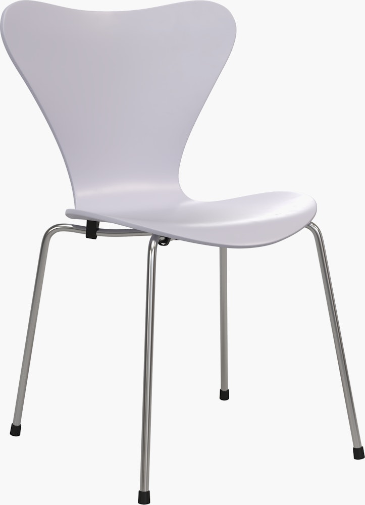 Series 7 Chair - Lacquered, 7:14 AM Violet, Chromed Steel