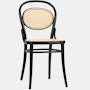 20 Side Chair - Black, Cane
