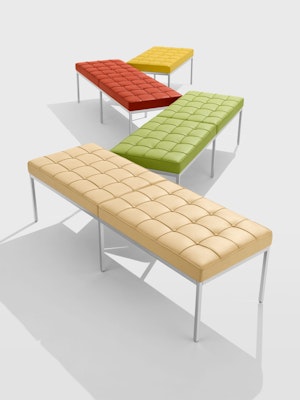 Florence Knoll Benches in Spinneybeck leather