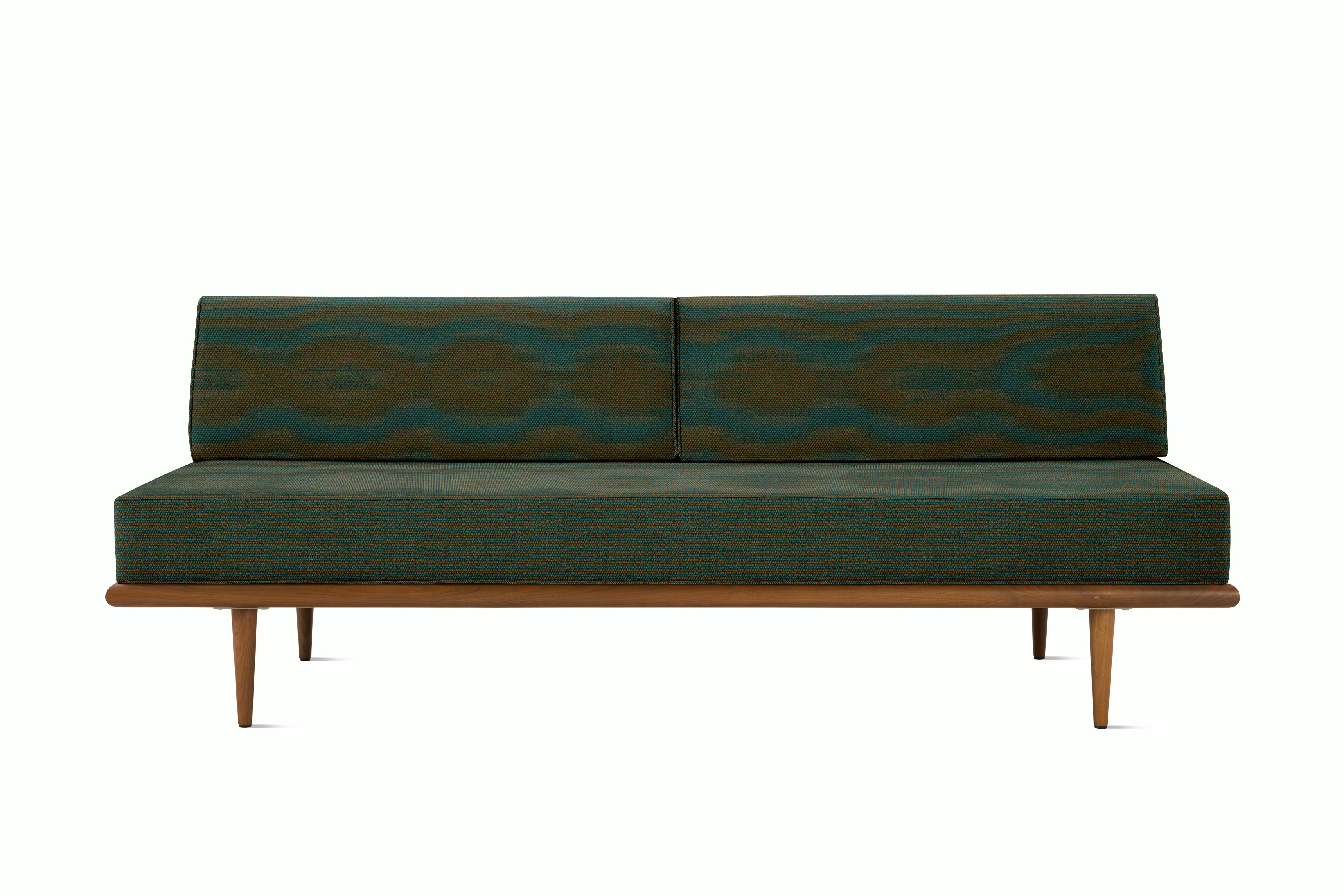 Nelson Daybed 2.0 - Back Bolster, Walnut, Isa, Connect, Taper