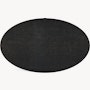 Saarinen Dining Table - Oval, 78 Inch, Veneer, Topo Noir, White Base