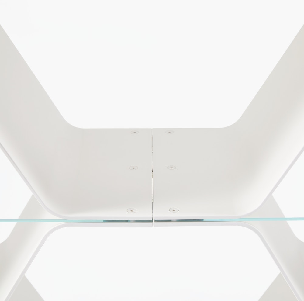 Honeycomb Modular Shelving 9 Cells - Configuration F, Vertical, White detail