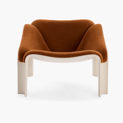 F300 Lounge Chair - alpaca,  scoiattolo,  alabaster white F300 Lounge Chair - alpaca,  scoiattolo,  alabaster white