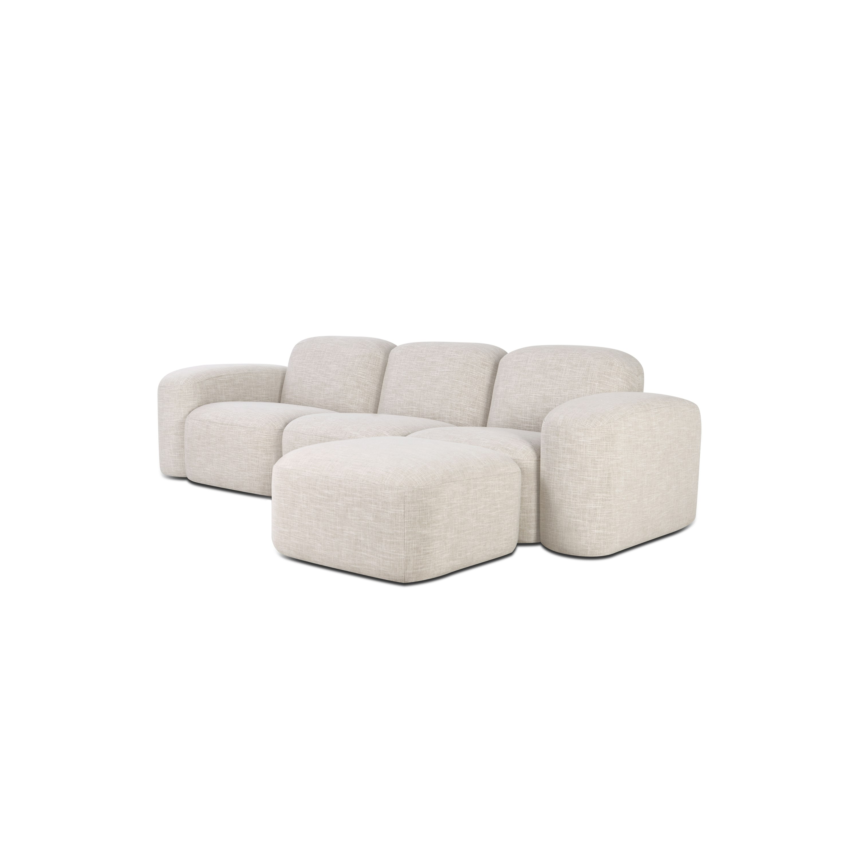 Muse Sofa - 3 Seater, Byron, Oyster