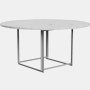 PK54 Dining Table - White Marble