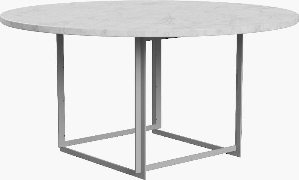 PK54 Dining Table - White Marble
