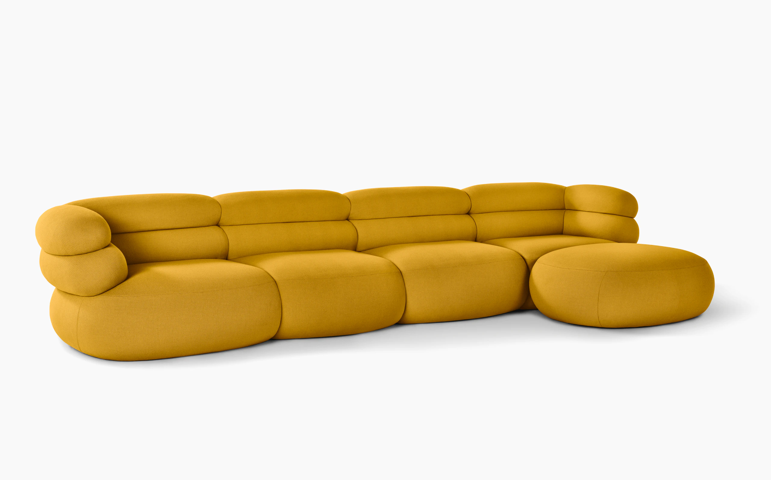 Biboni Sectional - Chaise Sectional - Wide, Left, Stretch Appeal, Avocado